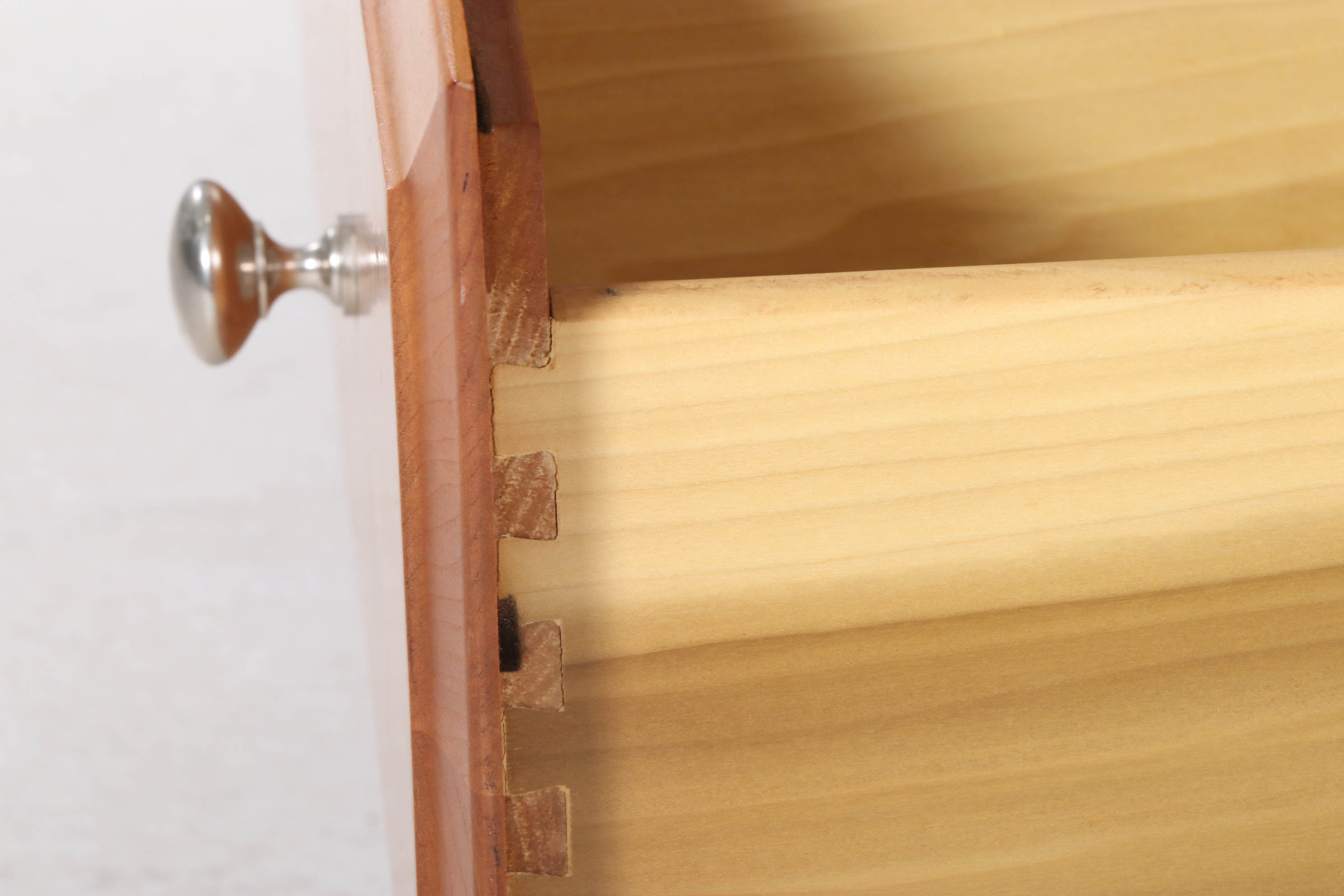 American Primitive Style Corner Media Cabinet