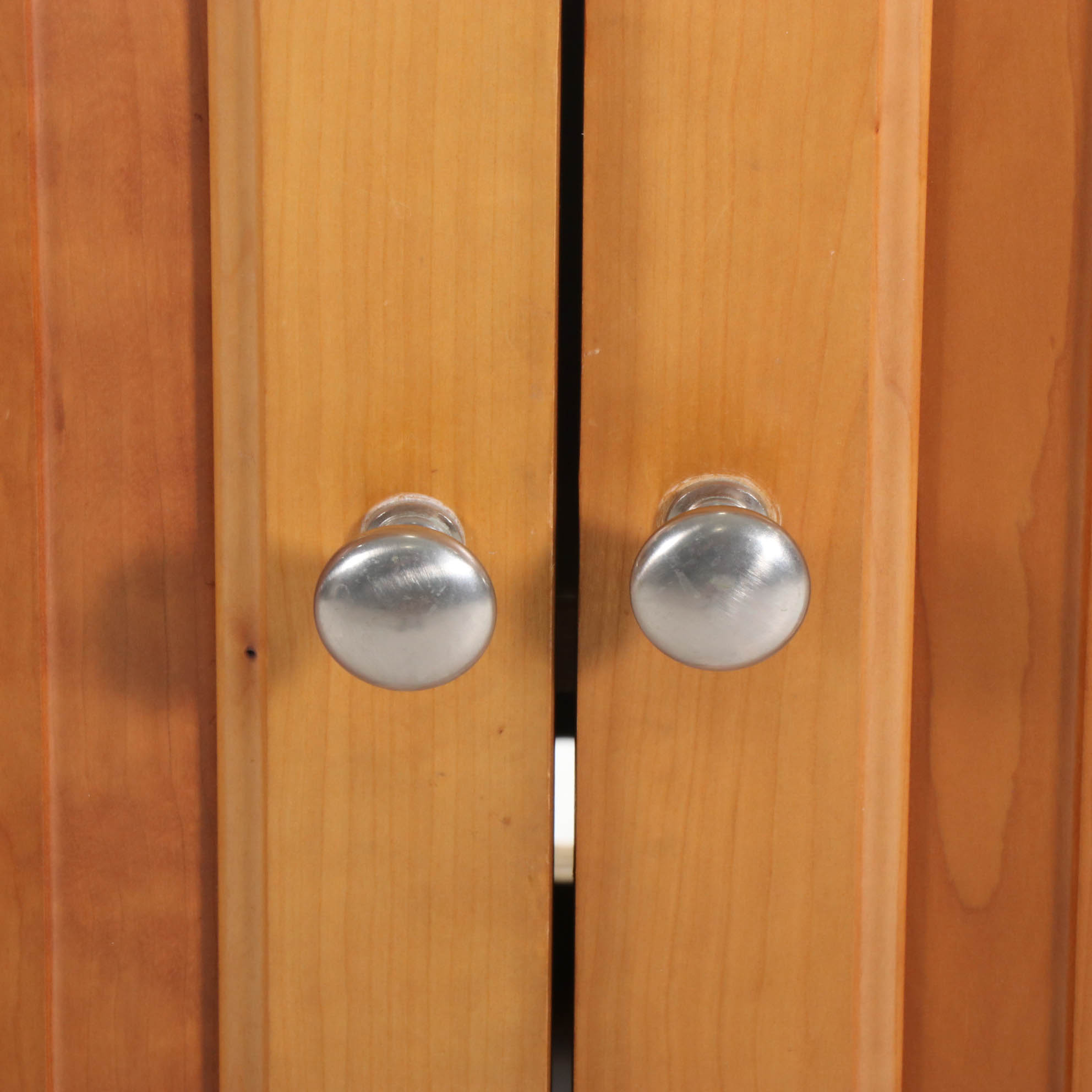 American Primitive Style Corner Media Cabinet