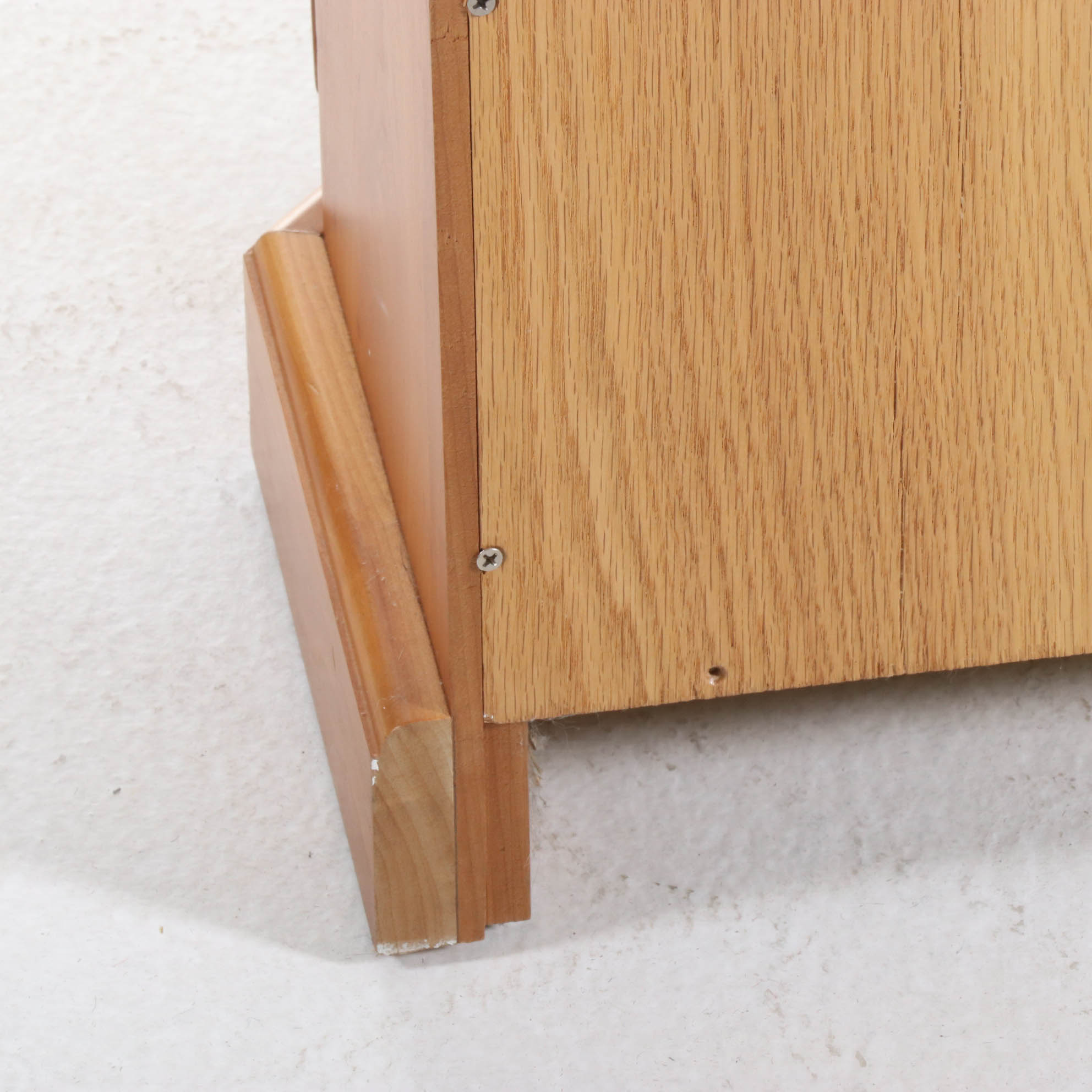 American Primitive Style Corner Media Cabinet