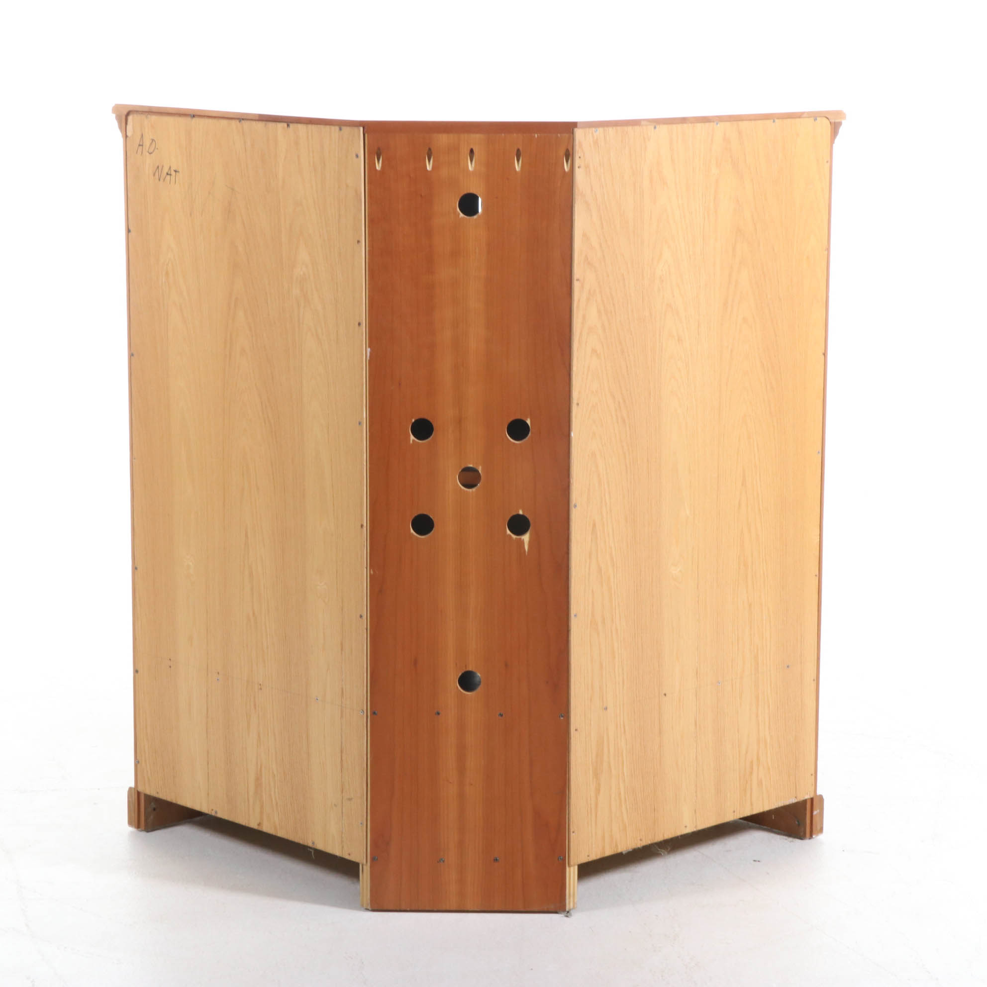 American Primitive Style Corner Media Cabinet