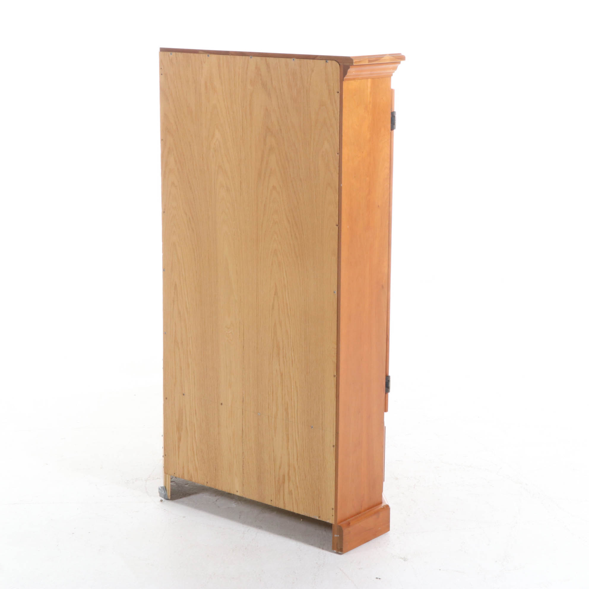 American Primitive Style Corner Media Cabinet