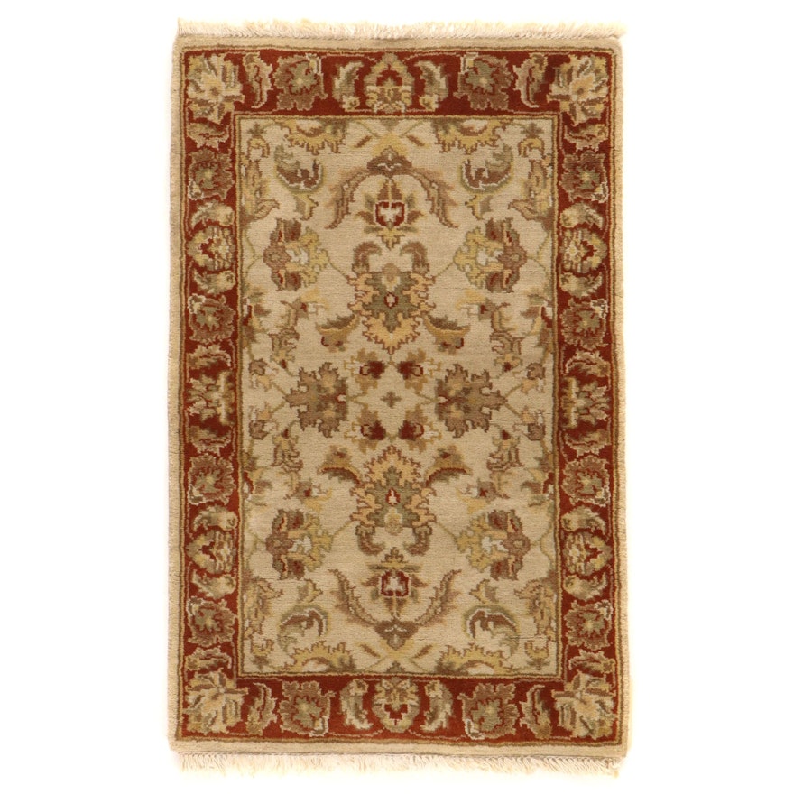 2'7 x 4'2 Indo-Persian Kashan Accent Rug