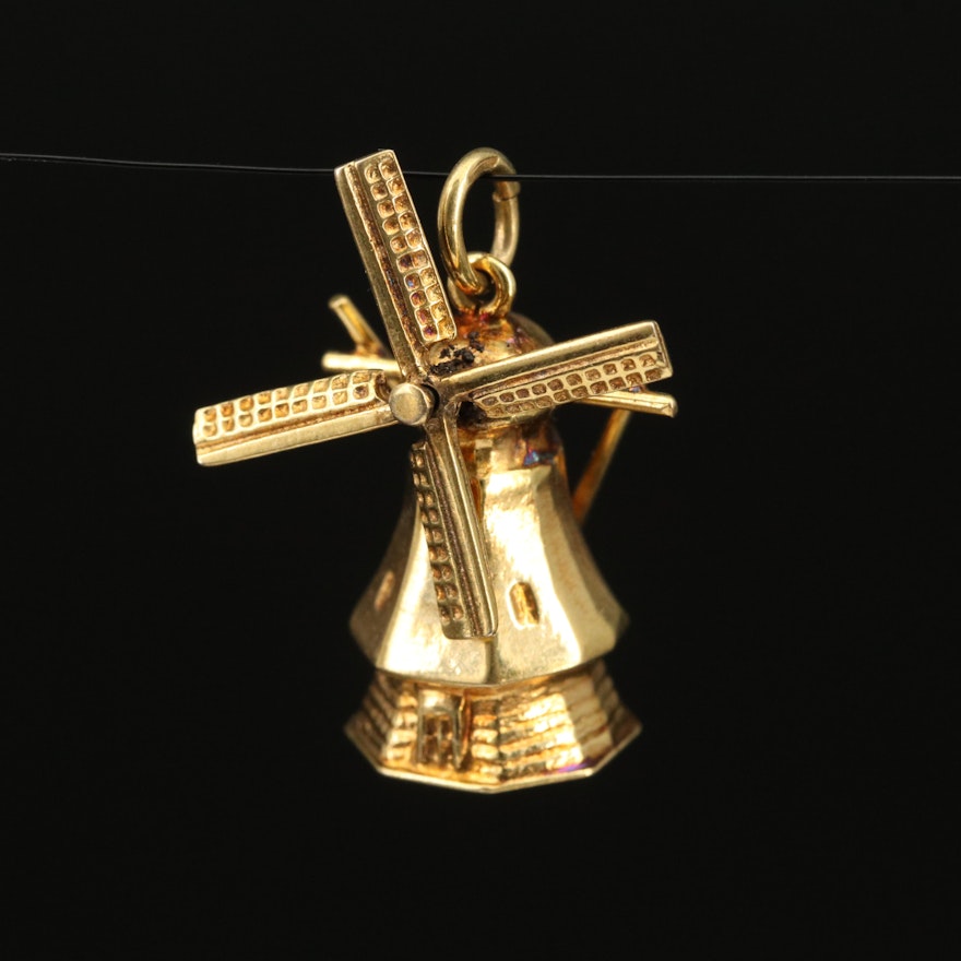 8K Articulated Windmill Charm
