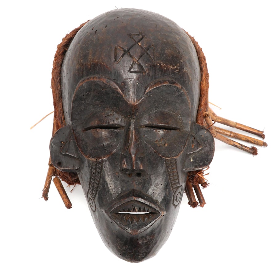 Chokwe Inspired Wood Mask, Central Africa