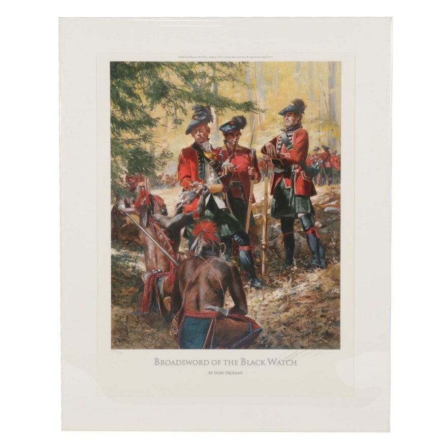 Don Troiani Offset Lithograph "Broadsword of the Black Watch," 2005