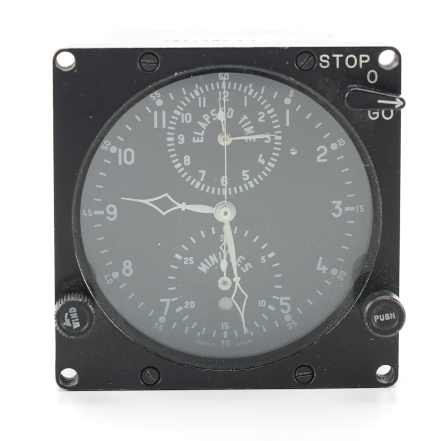 LeCoultre Chronometer Cockpit Clock