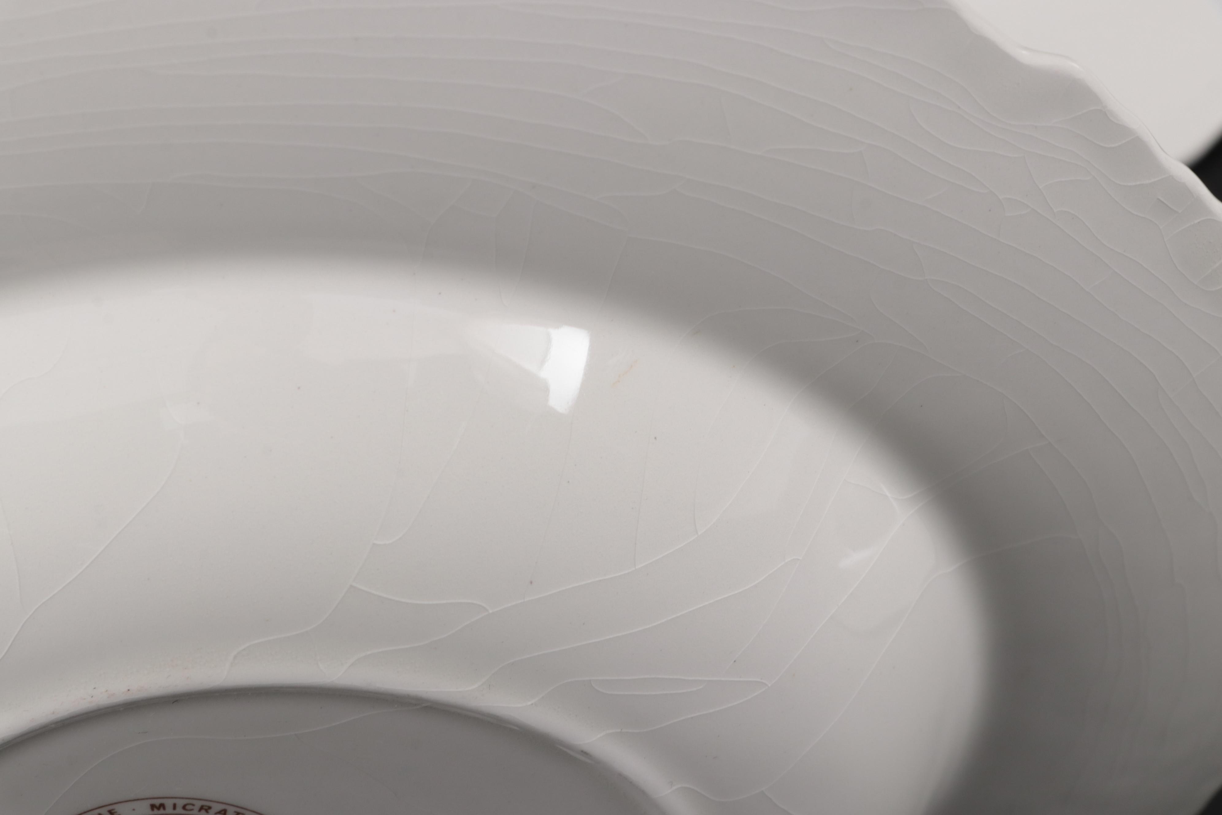 Adams "Jeddo" Ironstone Rim Soup Bowls, Late 20th Century