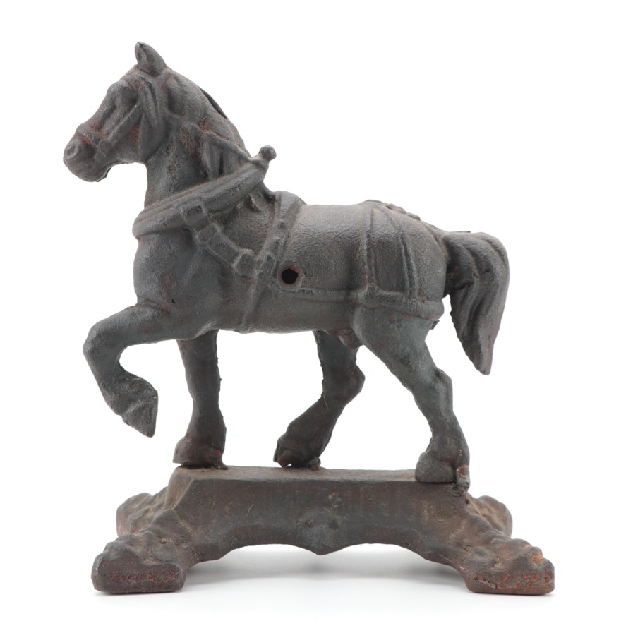 Cast Iron Horse Figure, 20th Century