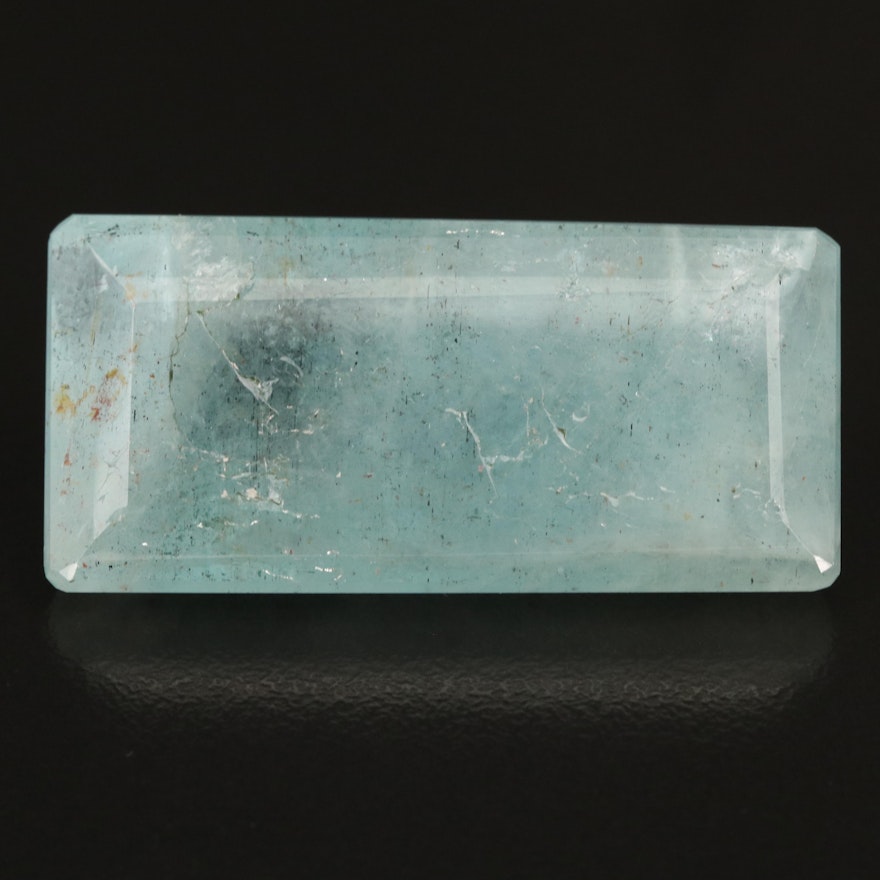 Loose 77.90 CT Rectangular Faceted Beryl