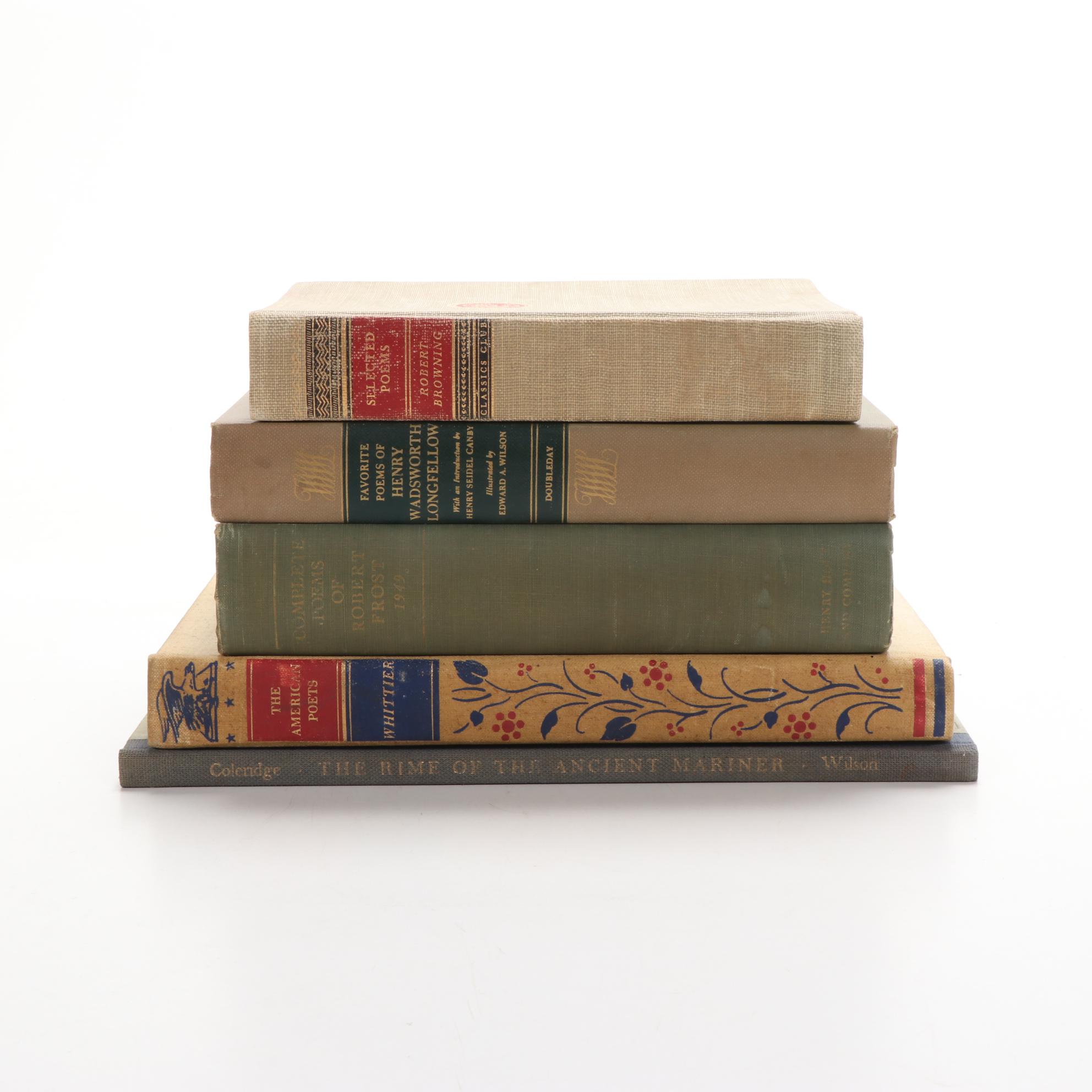 "Complete Poems of Robert Frost" with Illustrated Books of Poetry, 1940s