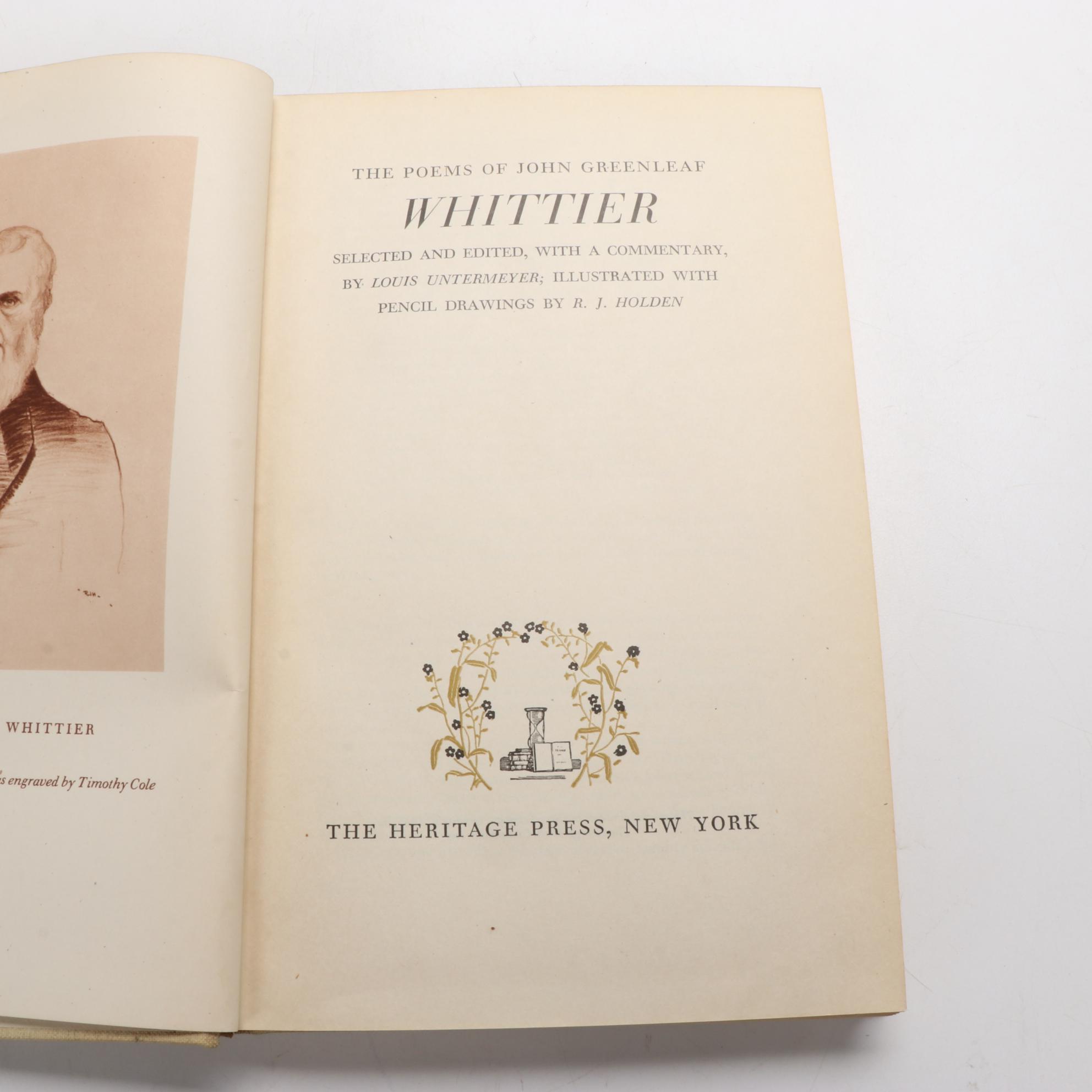 "Complete Poems of Robert Frost" with Illustrated Books of Poetry, 1940s