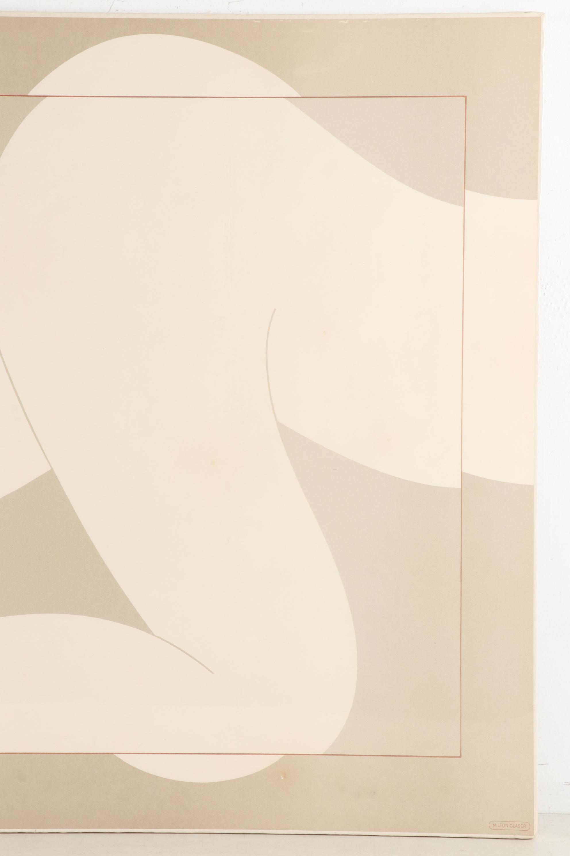 Color Lithograph Poster after Milton Glaser "Big Nudes"