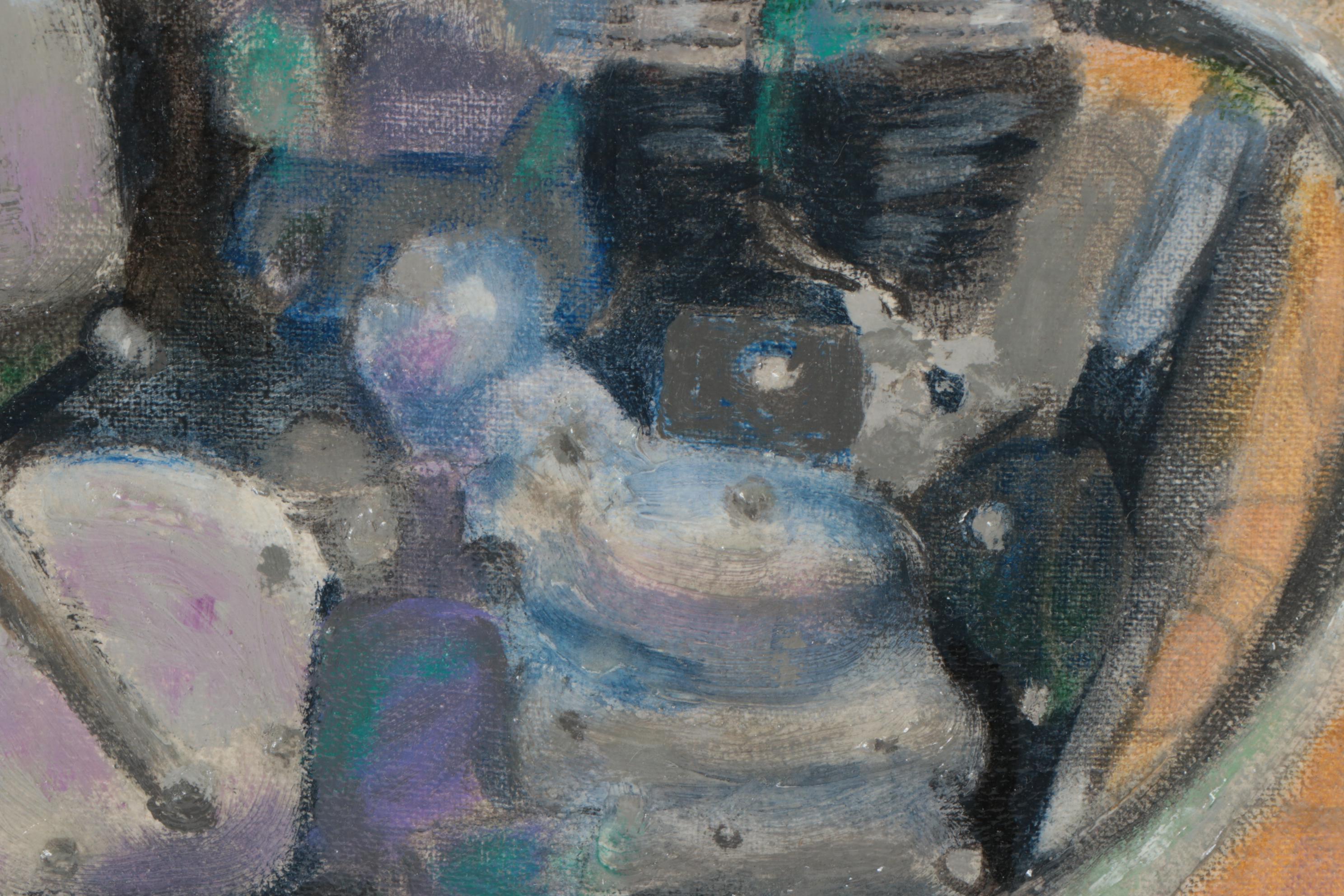 Ned Stern Acrylic Painting "Royal Enfield," 2007