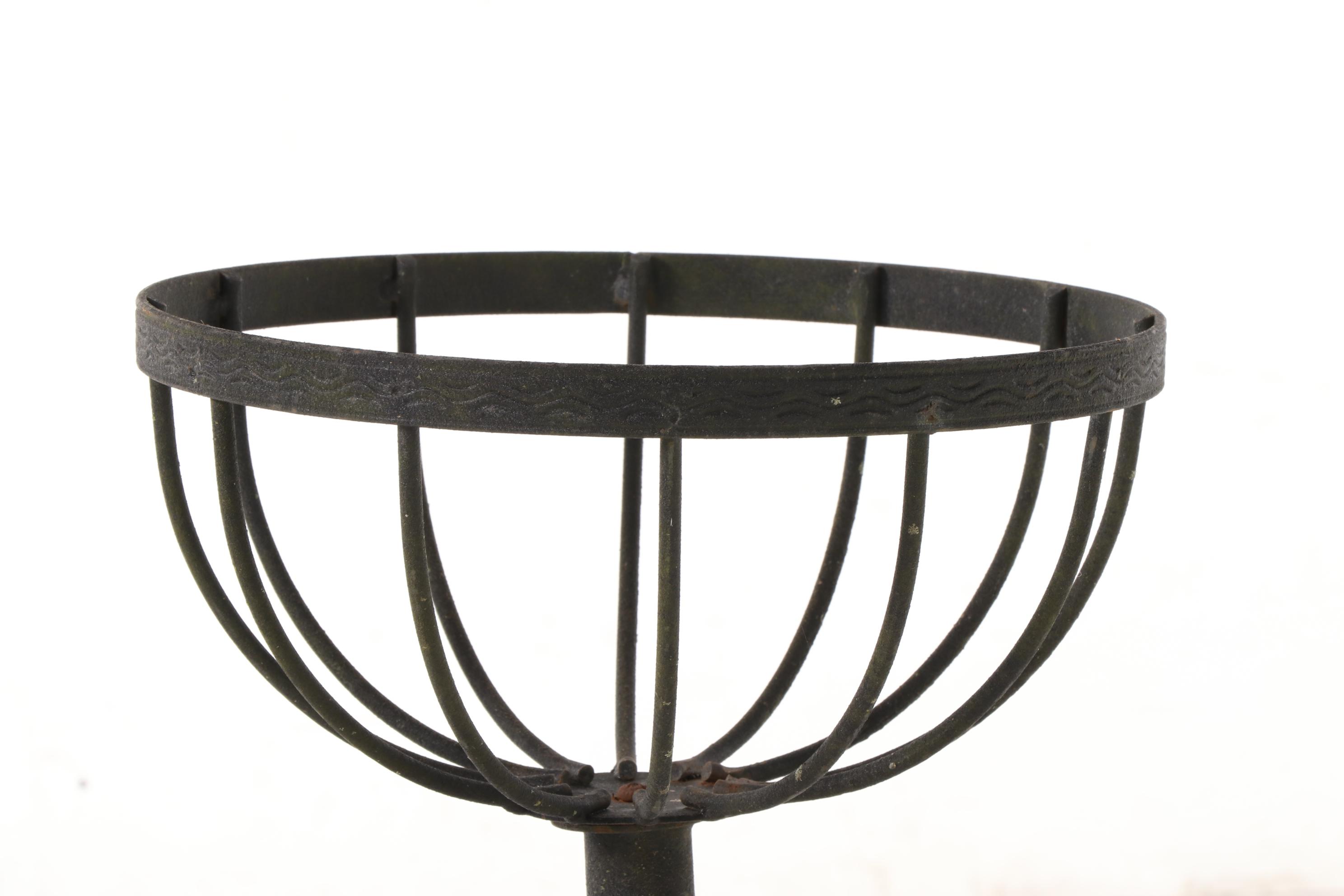 Wrought Iron Tiered Planter Stand