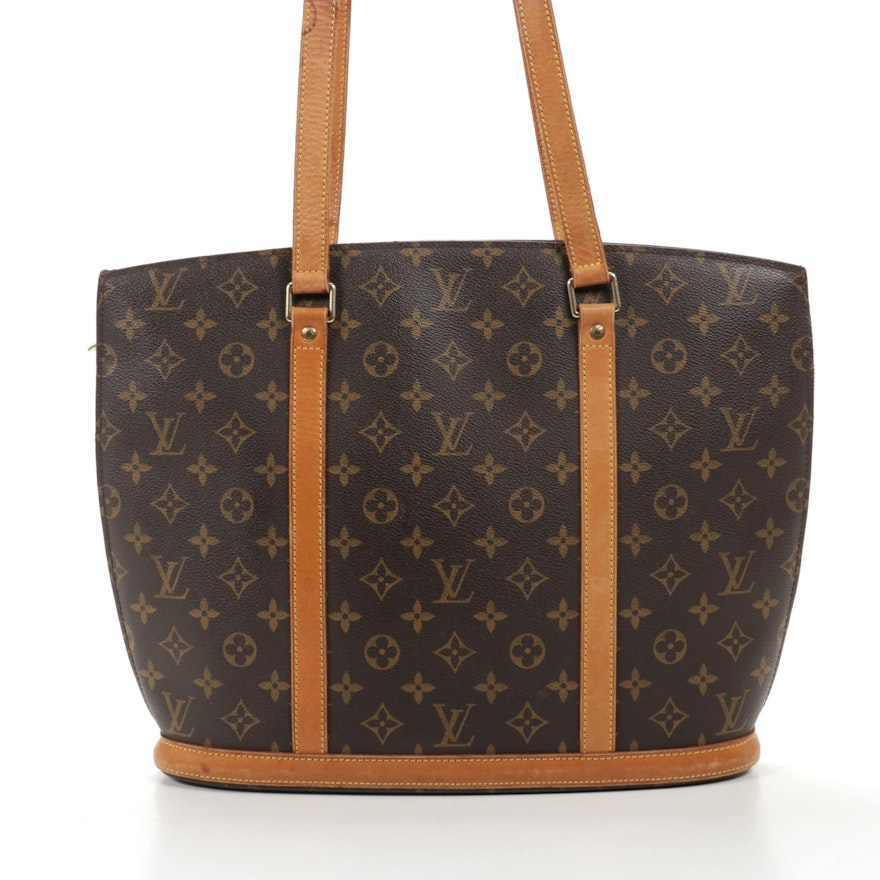 Louis Vuitton Babylone Tote in Monogram Canvas and Vachetta Leather