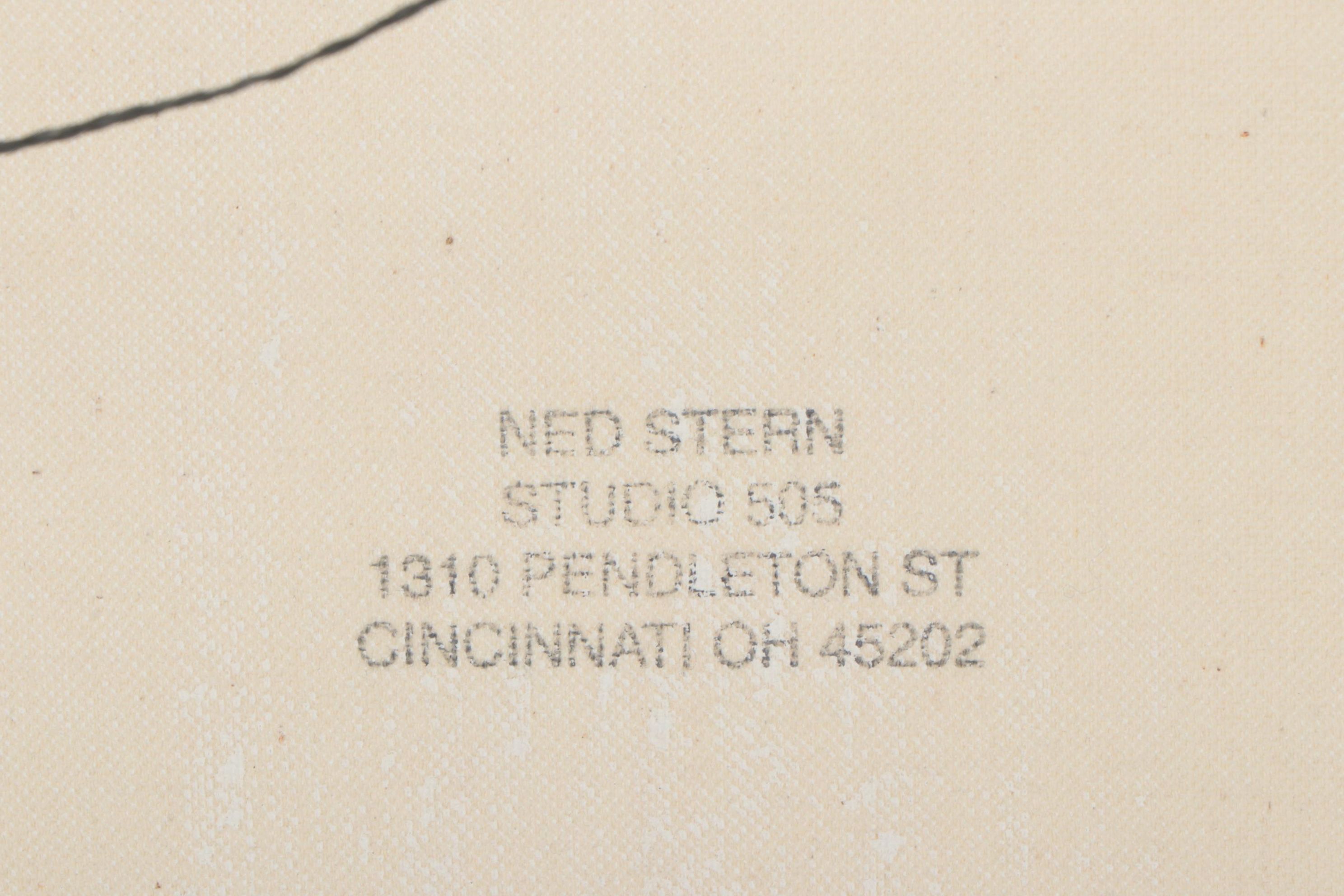 Ned Stern Acrylic Painting "Royal Enfield," 2007