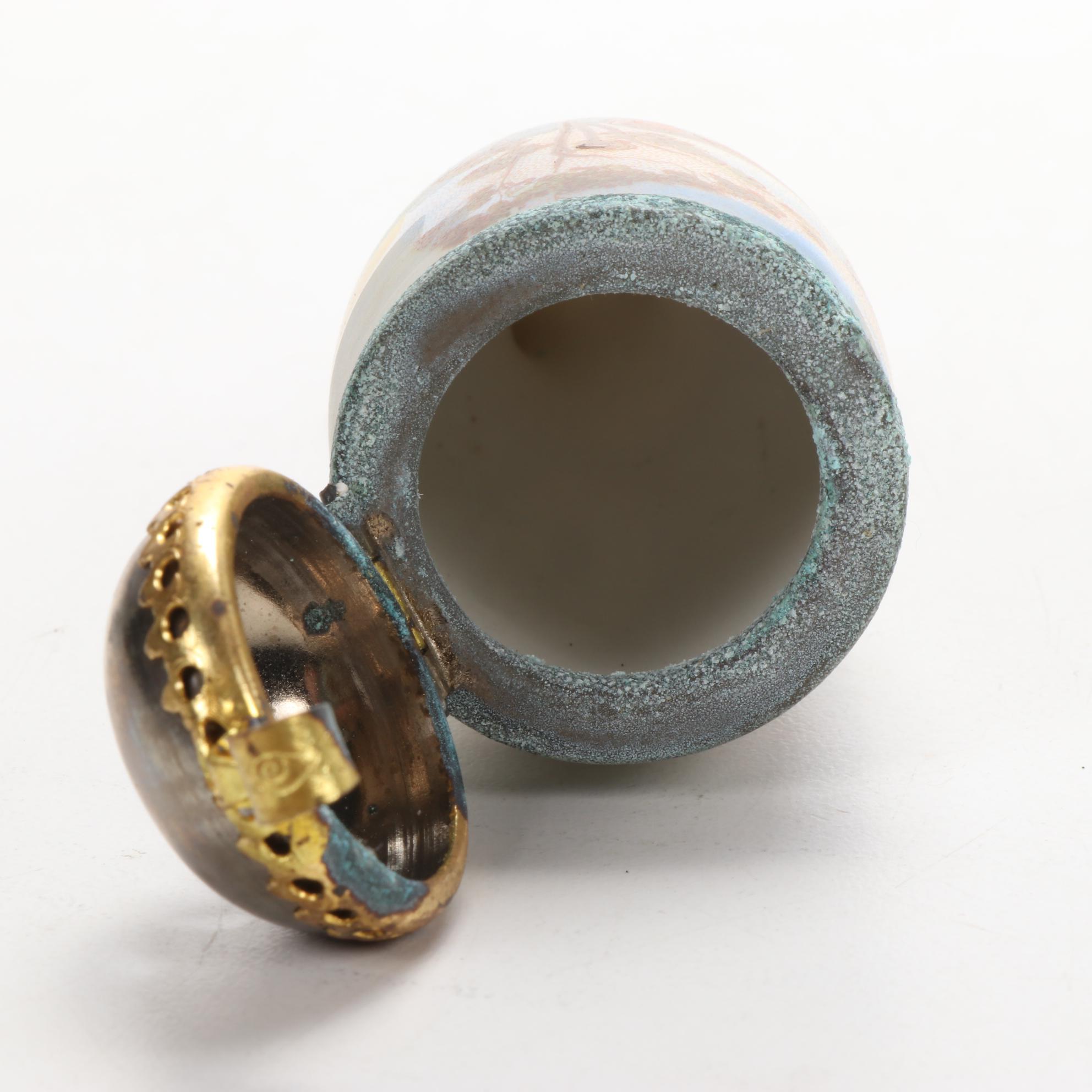 German Ulmer Porcelain Smoking Tobacco Pipe Parts