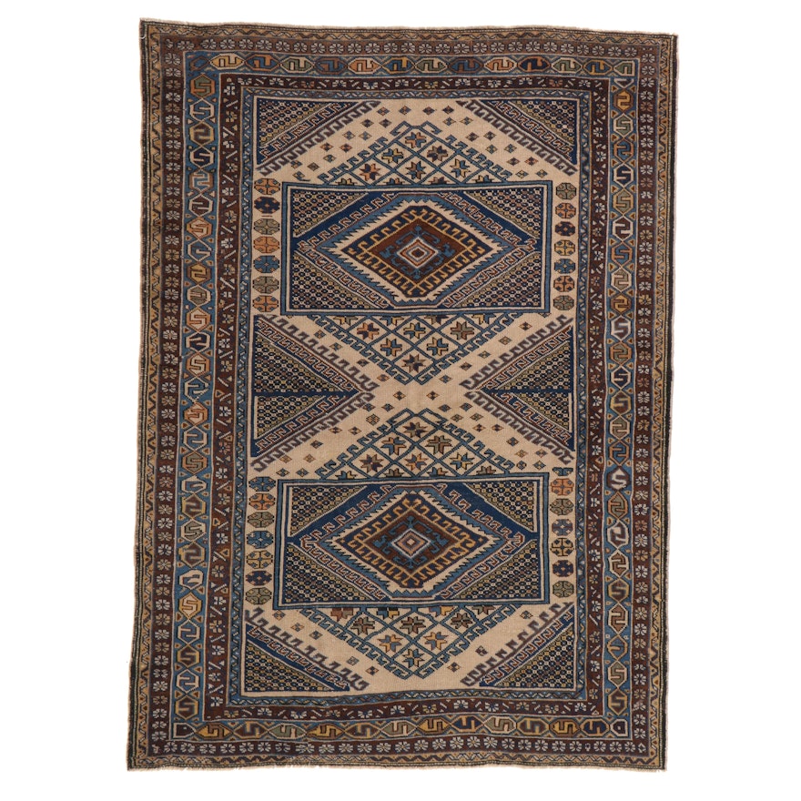 5'5 x 7'6 Hand-Knotted Turkish Village Area Rug