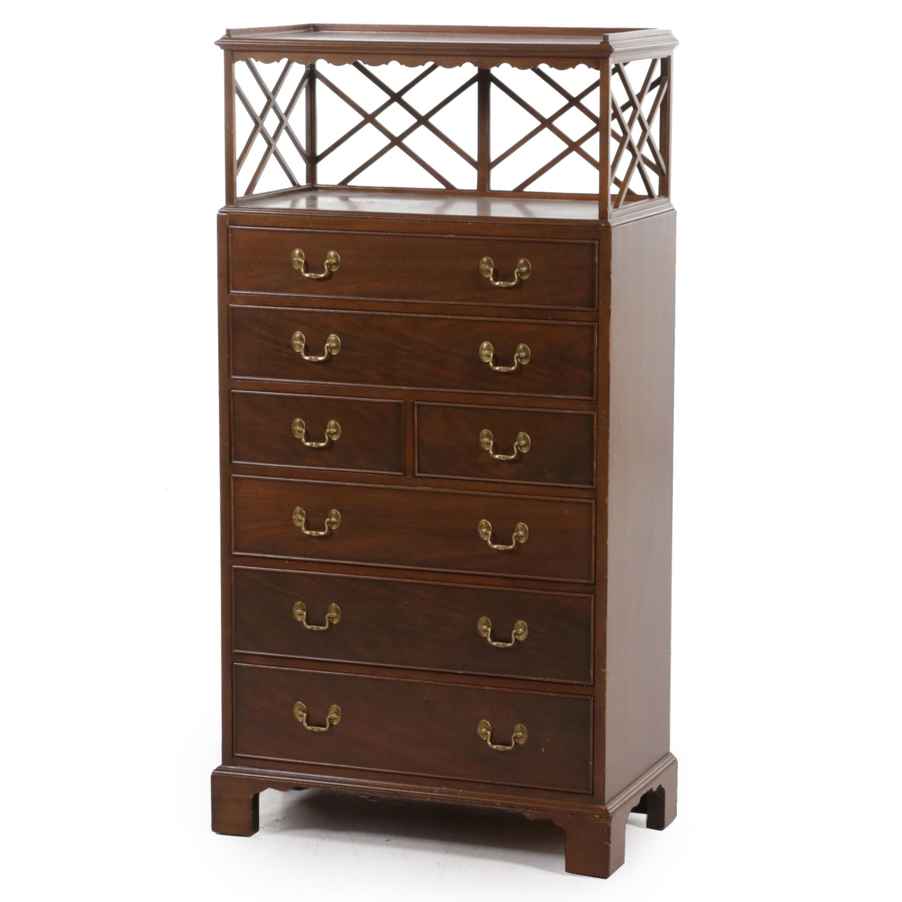 Sligh George III Style Mahogany Chest of Drawers