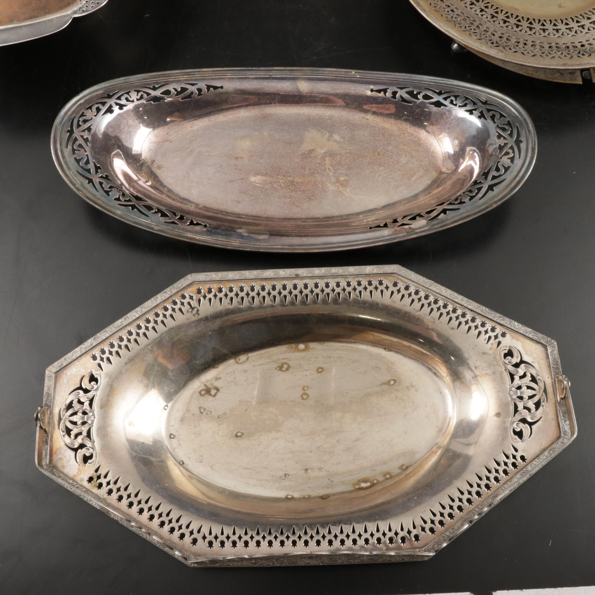 Wilcox and Other  Silver Plate Serveware and Table Accessories, Mid-Late 20th C.