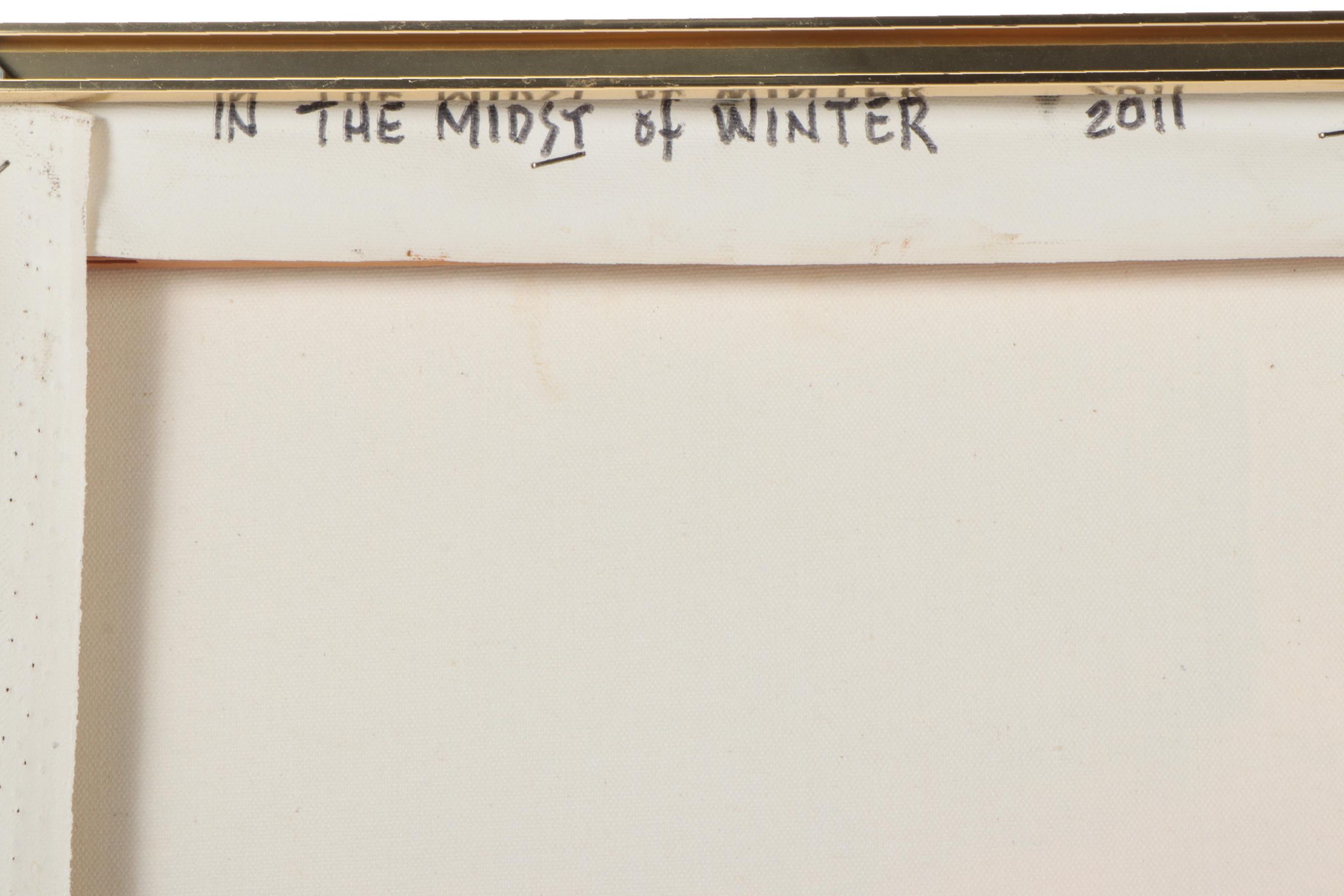 Ned Stern Acrylic Painting "In the Midst of Winter," 2011