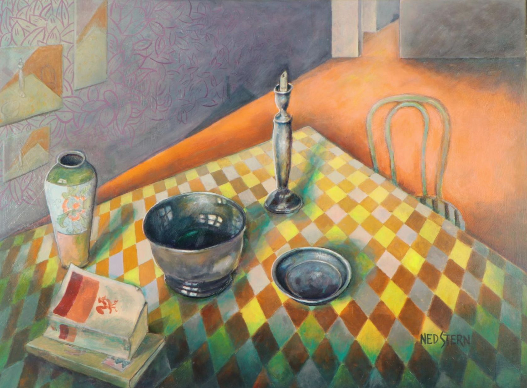 Ned Stern Acrylic Painting "In the Midst of Winter," 2011