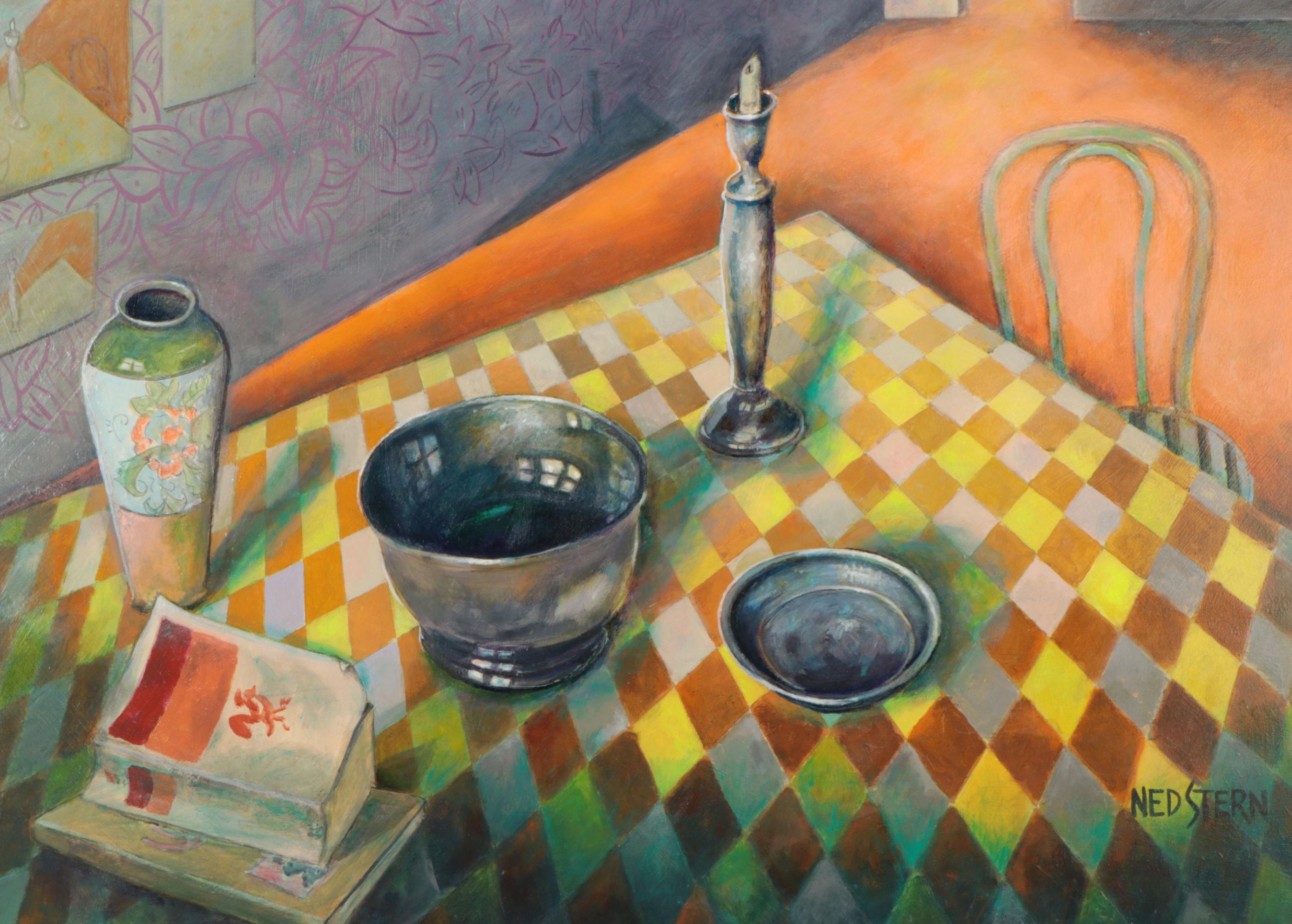 Ned Stern Acrylic Painting "In the Midst of Winter," 2011