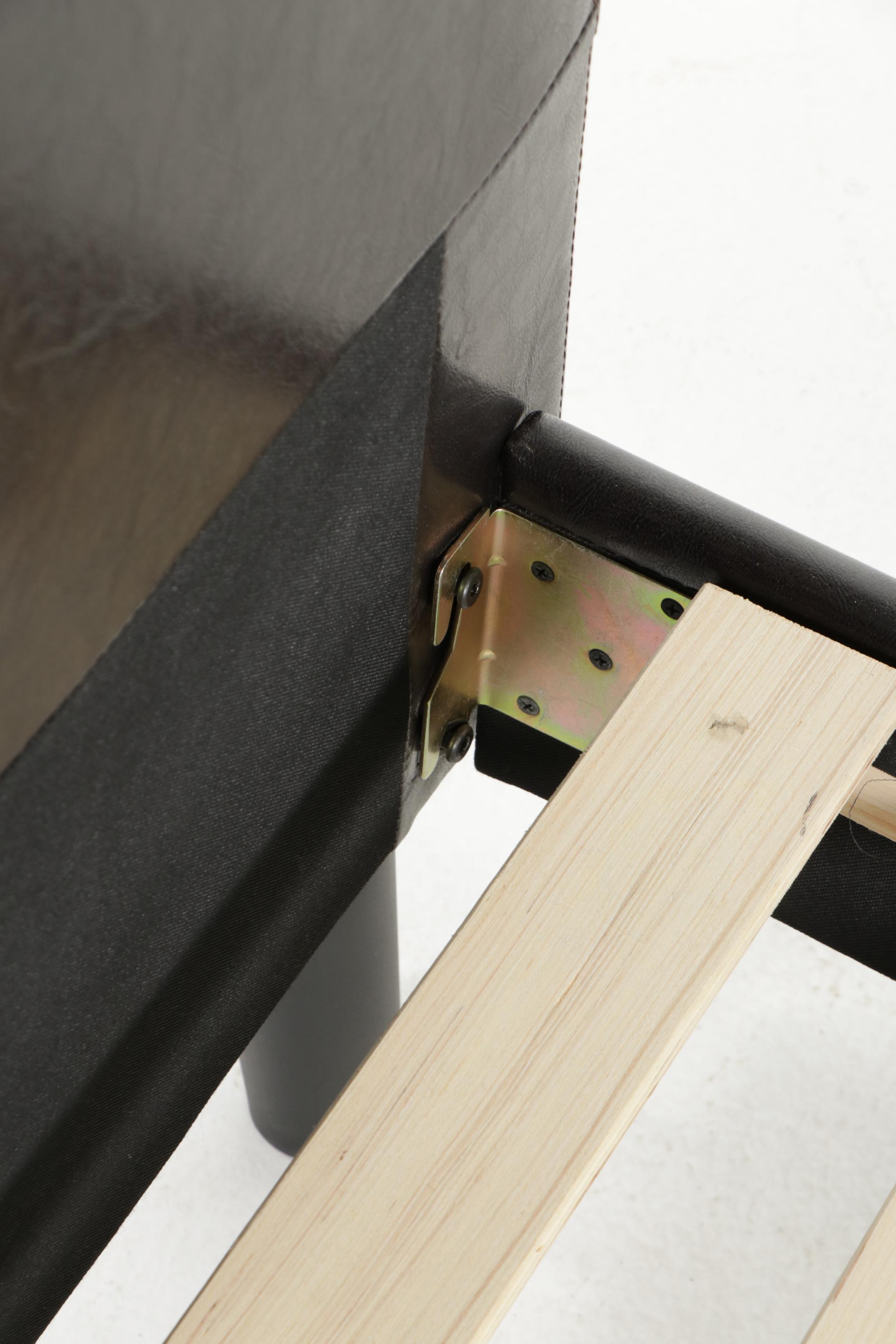 Zinus Folding Twin Bed with Padded Headboard