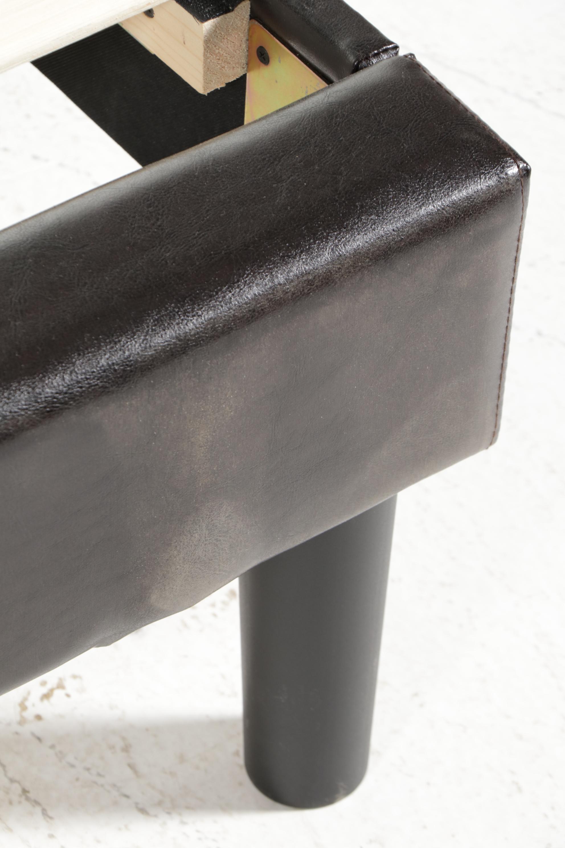 Zinus Folding Twin Bed with Padded Headboard