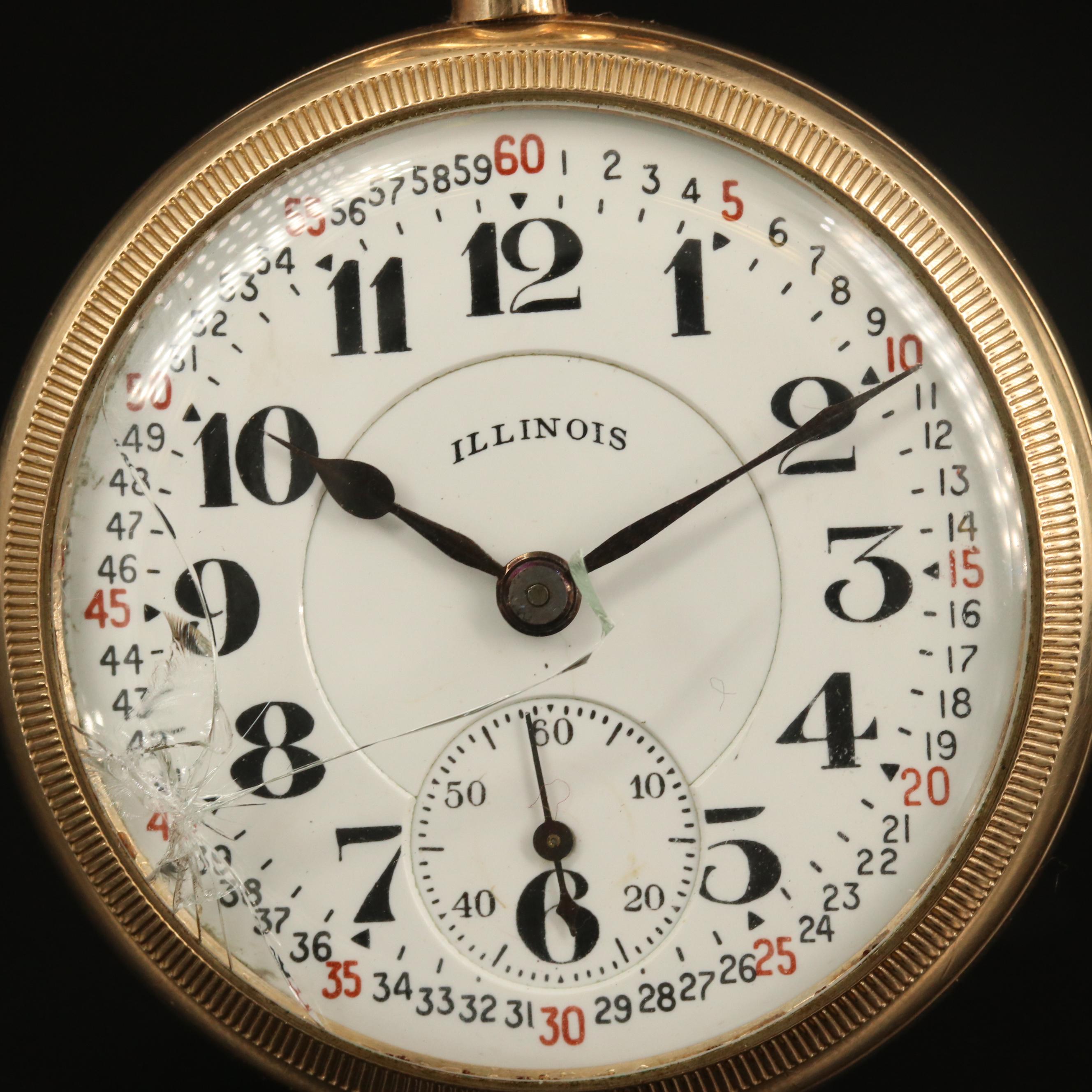 1928 Illinois Bunn Special Pocket Watch