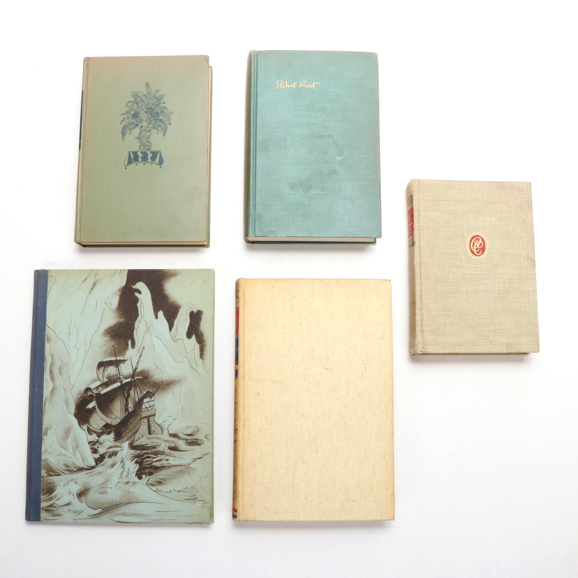 "Complete Poems of Robert Frost" with Illustrated Books of Poetry, 1940s