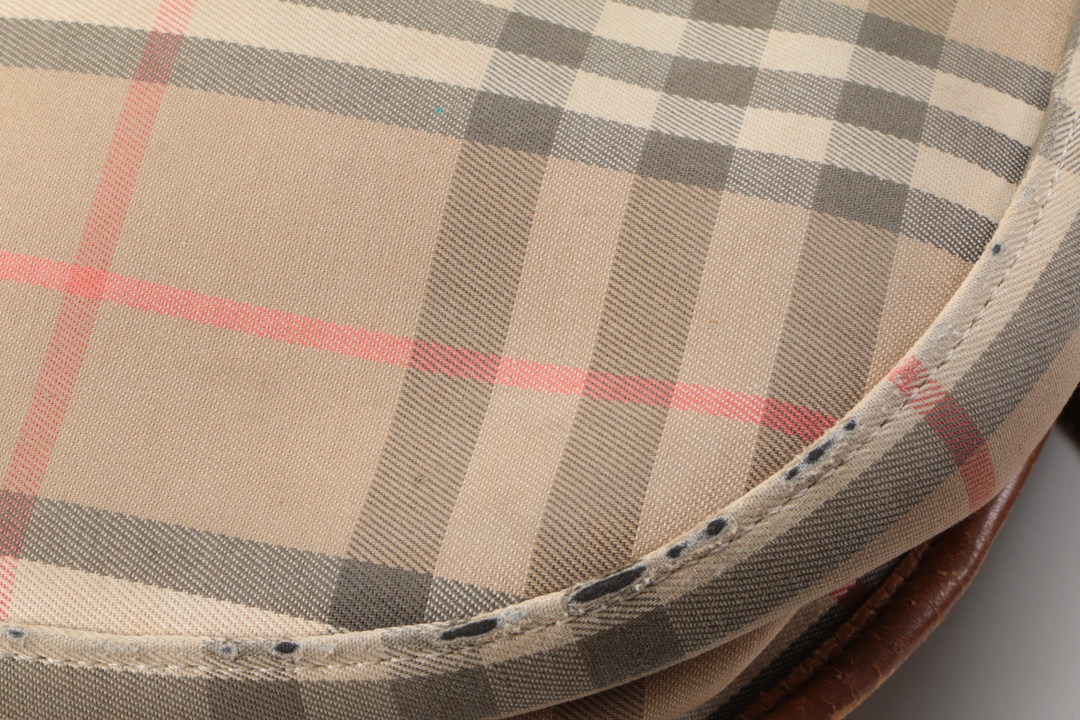 Burberry "Haymarket Check" Messenger Bag