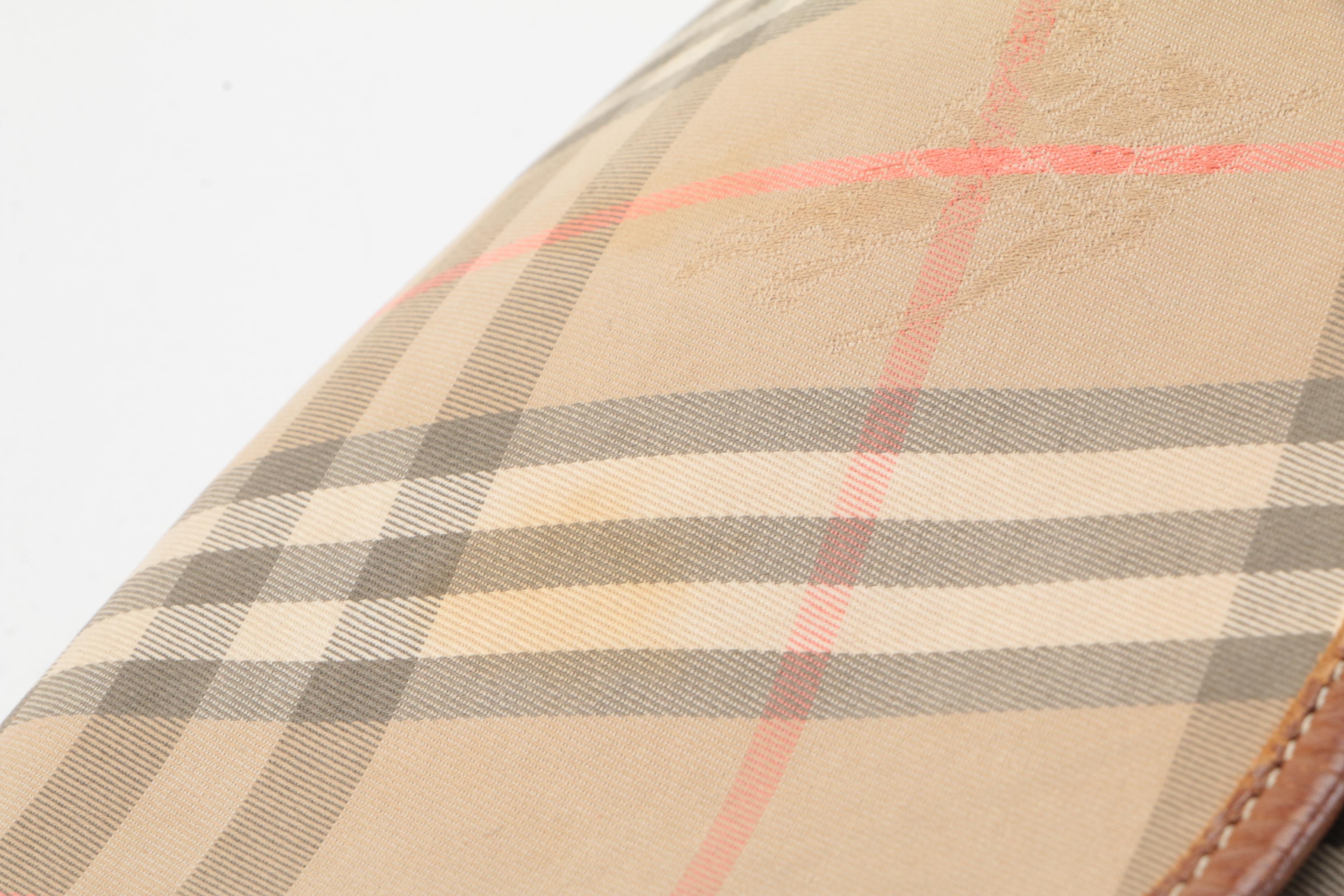 Burberry "Haymarket Check" Messenger Bag