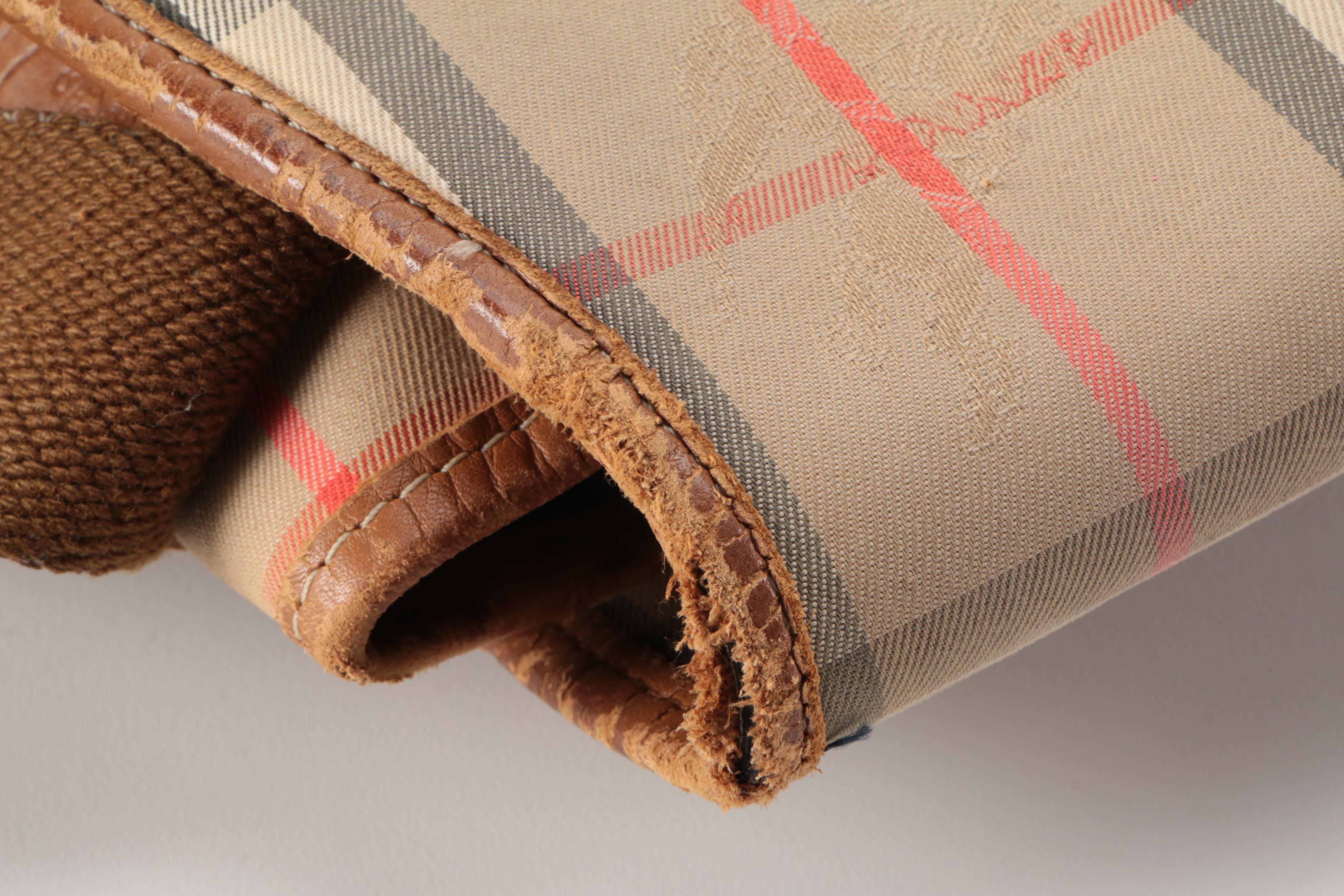 Burberry "Haymarket Check" Messenger Bag