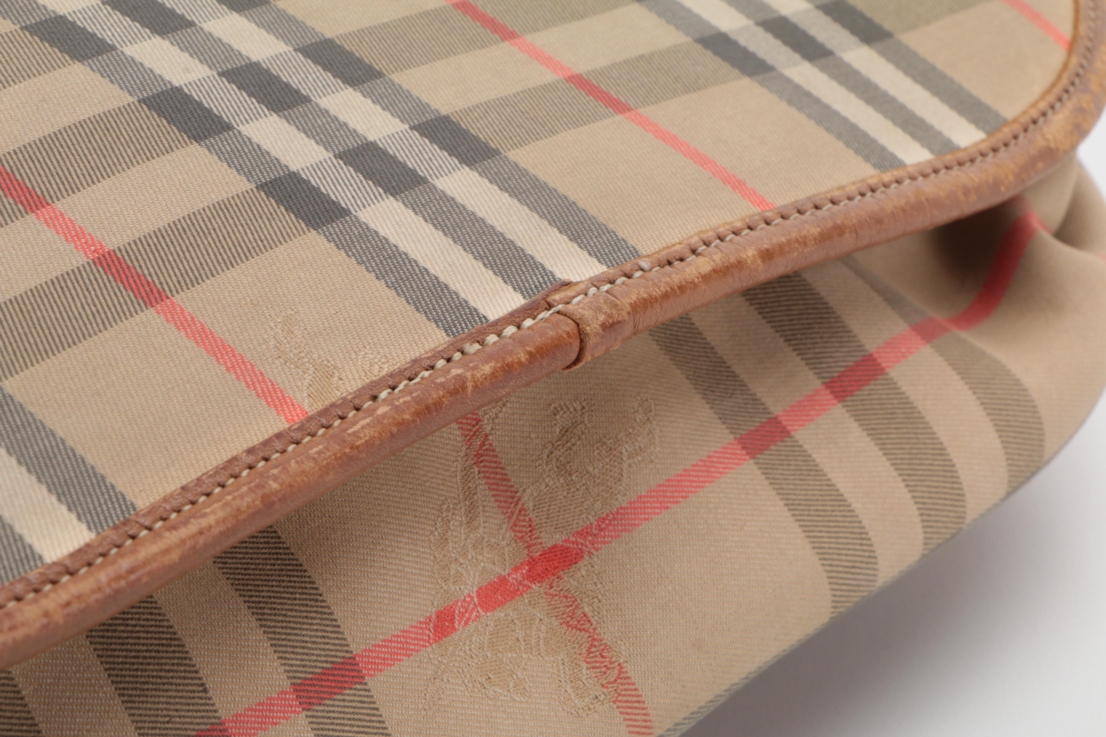 Burberry "Haymarket Check" Messenger Bag