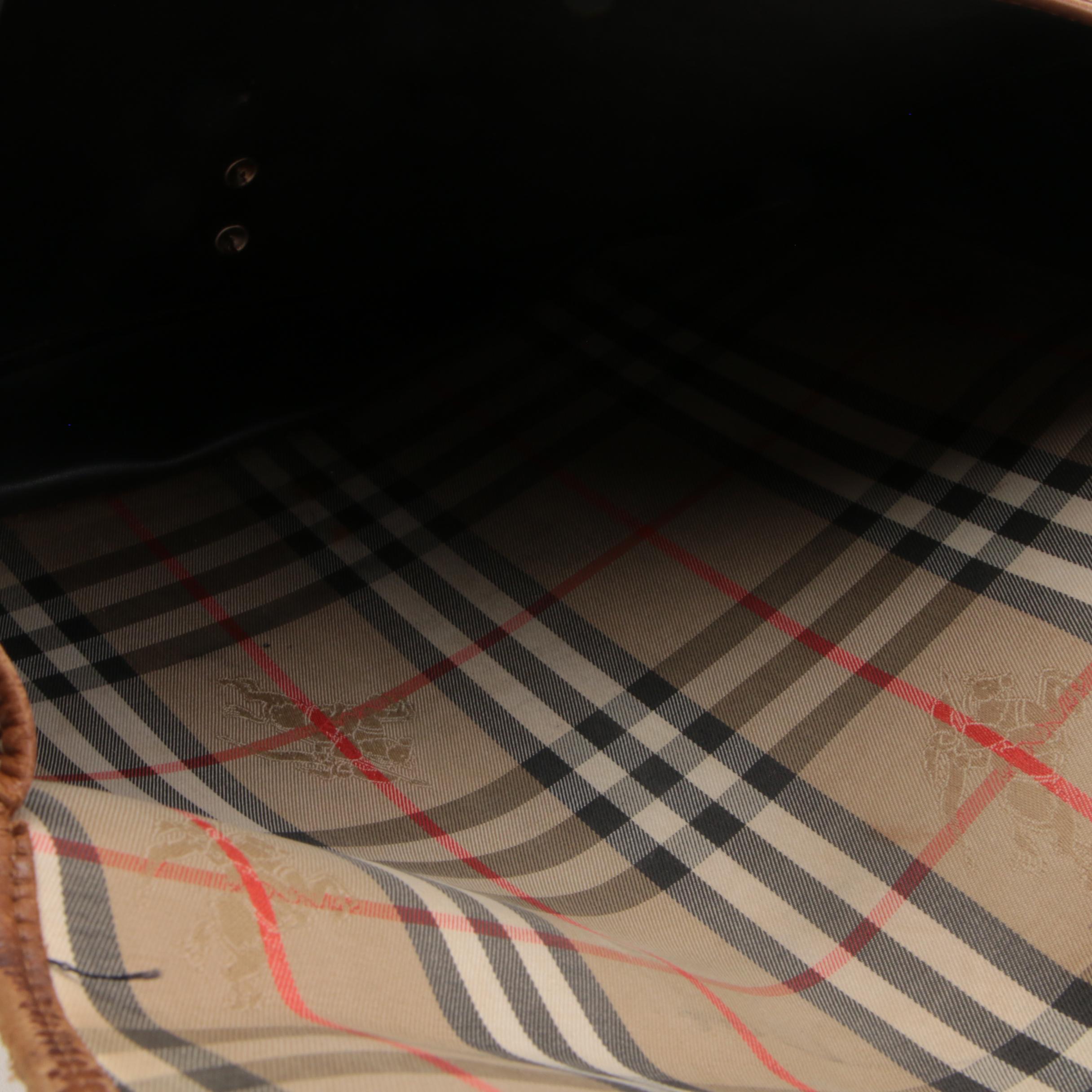 Burberry "Haymarket Check" Messenger Bag