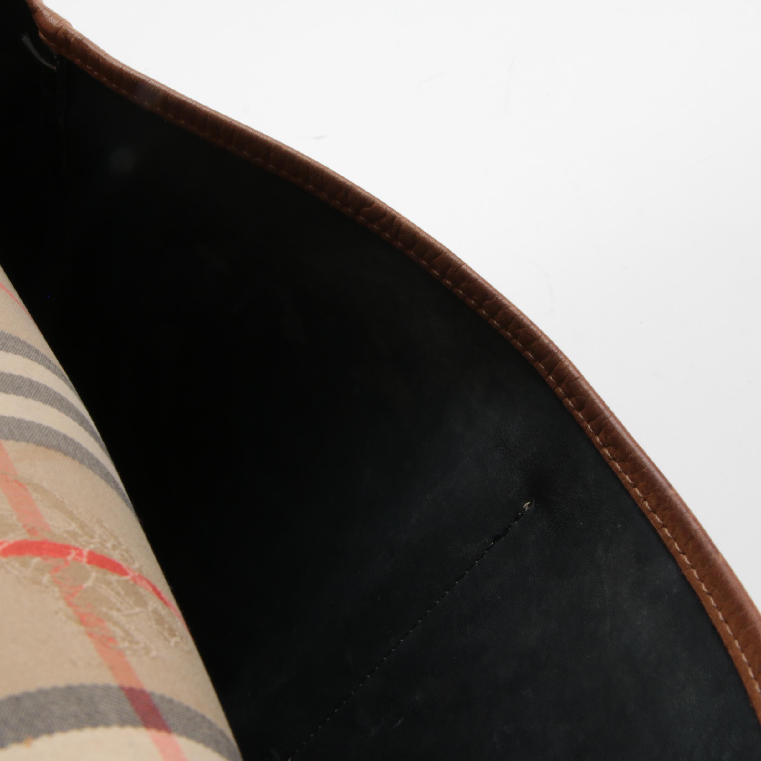 Burberry "Haymarket Check" Messenger Bag