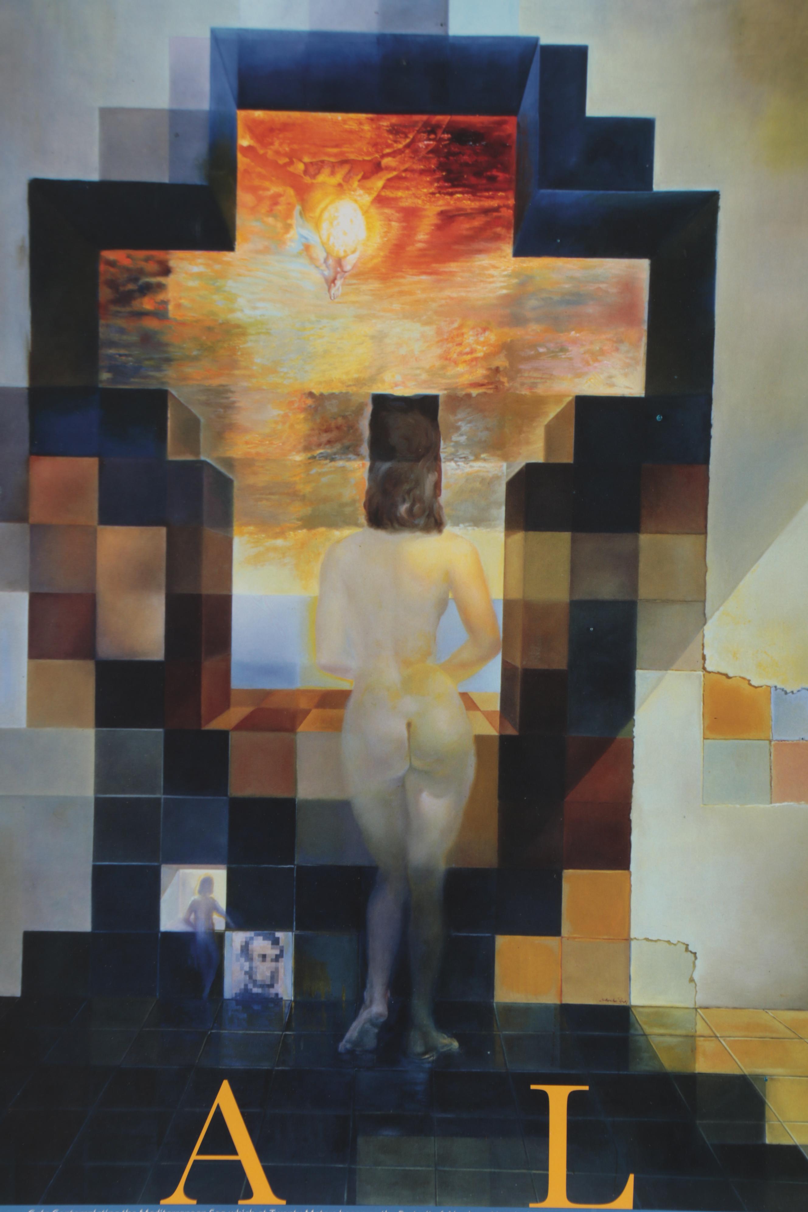 Salvador Dalí Museum Offset Lithograph Exhibition Poster, circa 2000