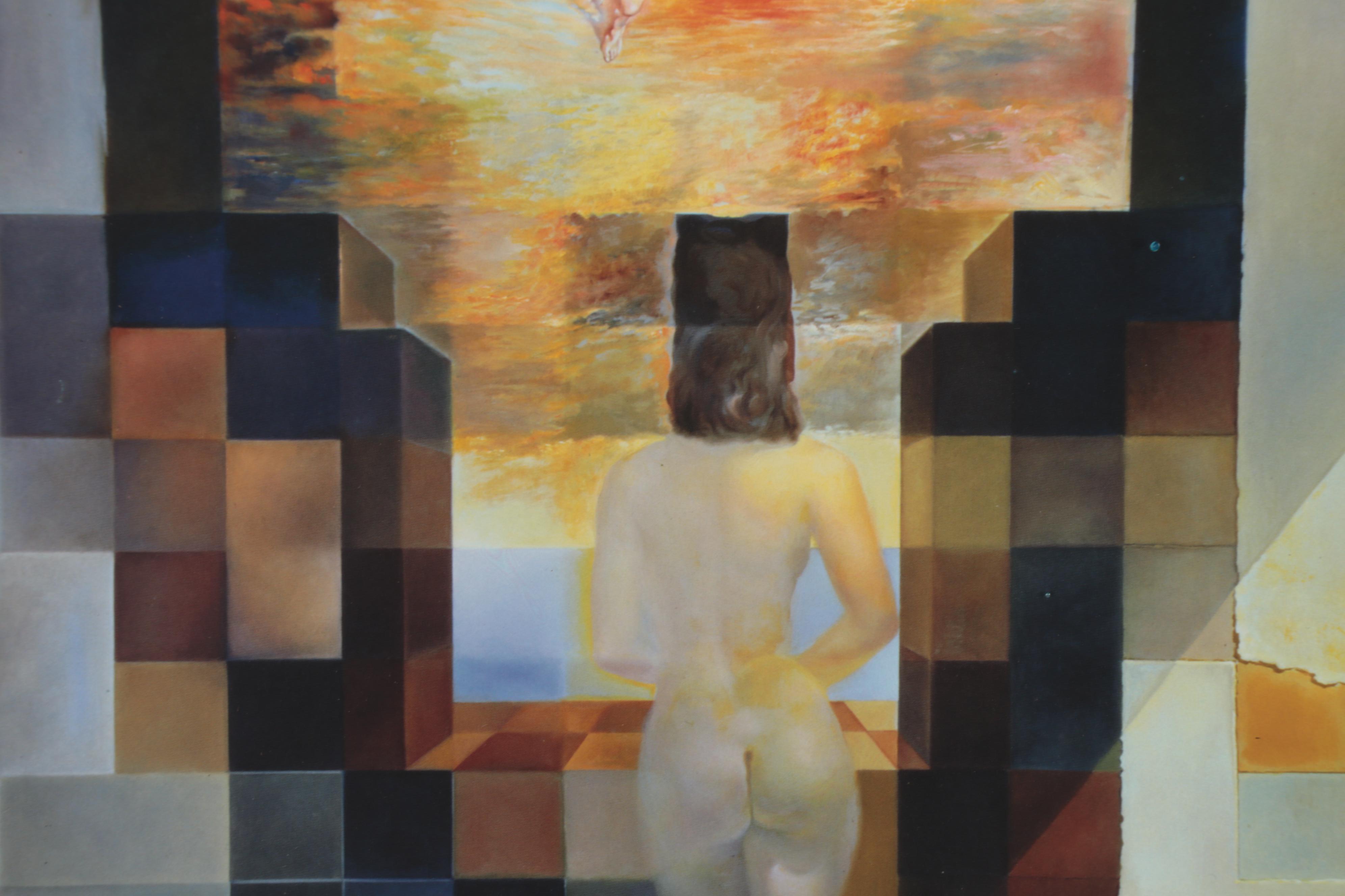 Salvador Dalí Museum Offset Lithograph Exhibition Poster, circa 2000