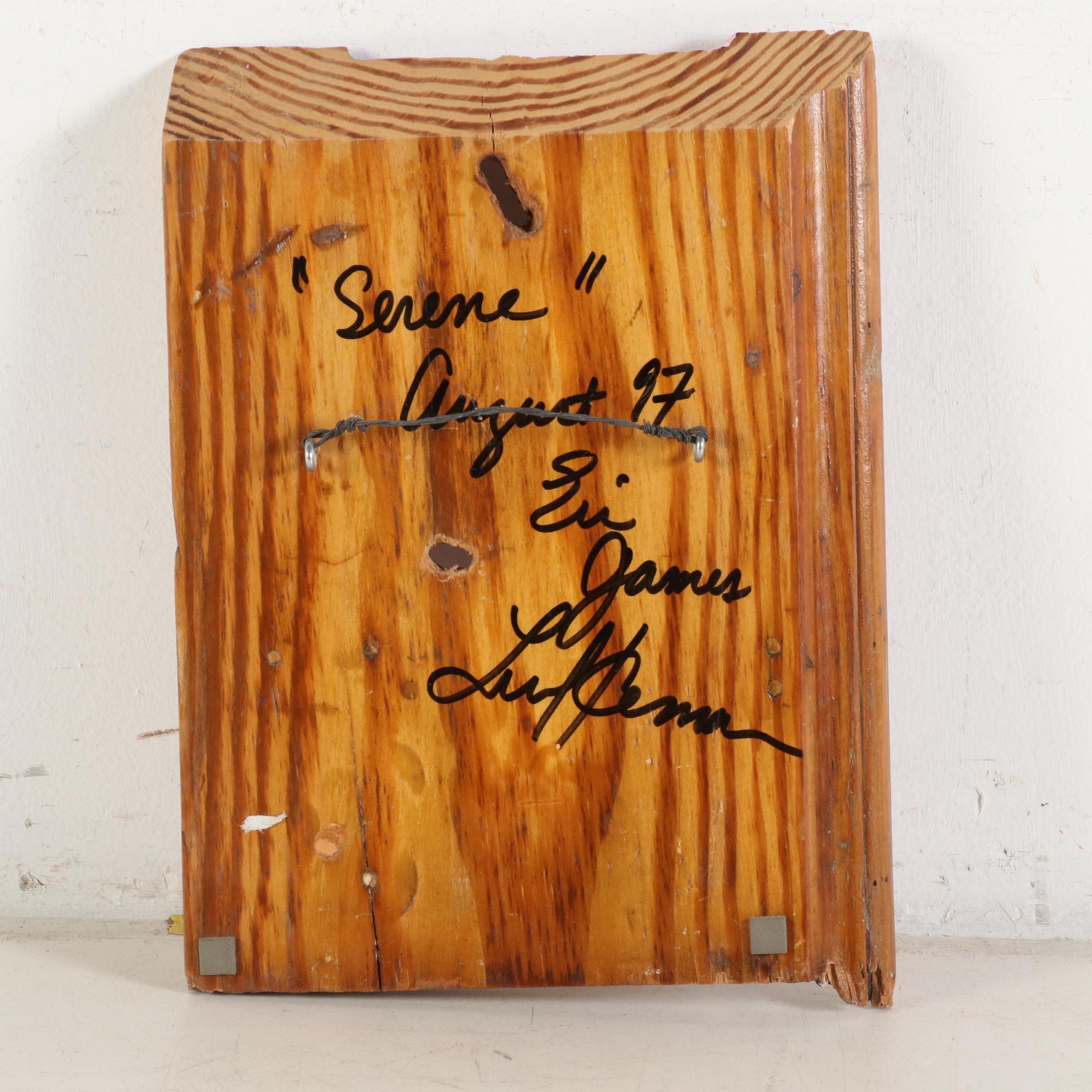 Eric Lubkeman Acrylic Painting "Serene," 1997