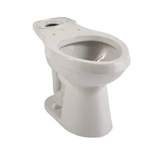 "Bradenton" Porcelain Elongated Toilet Bowl in White