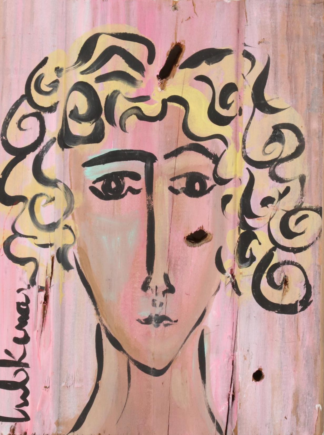 Eric Lubkeman Acrylic Painting "Serene," 1997