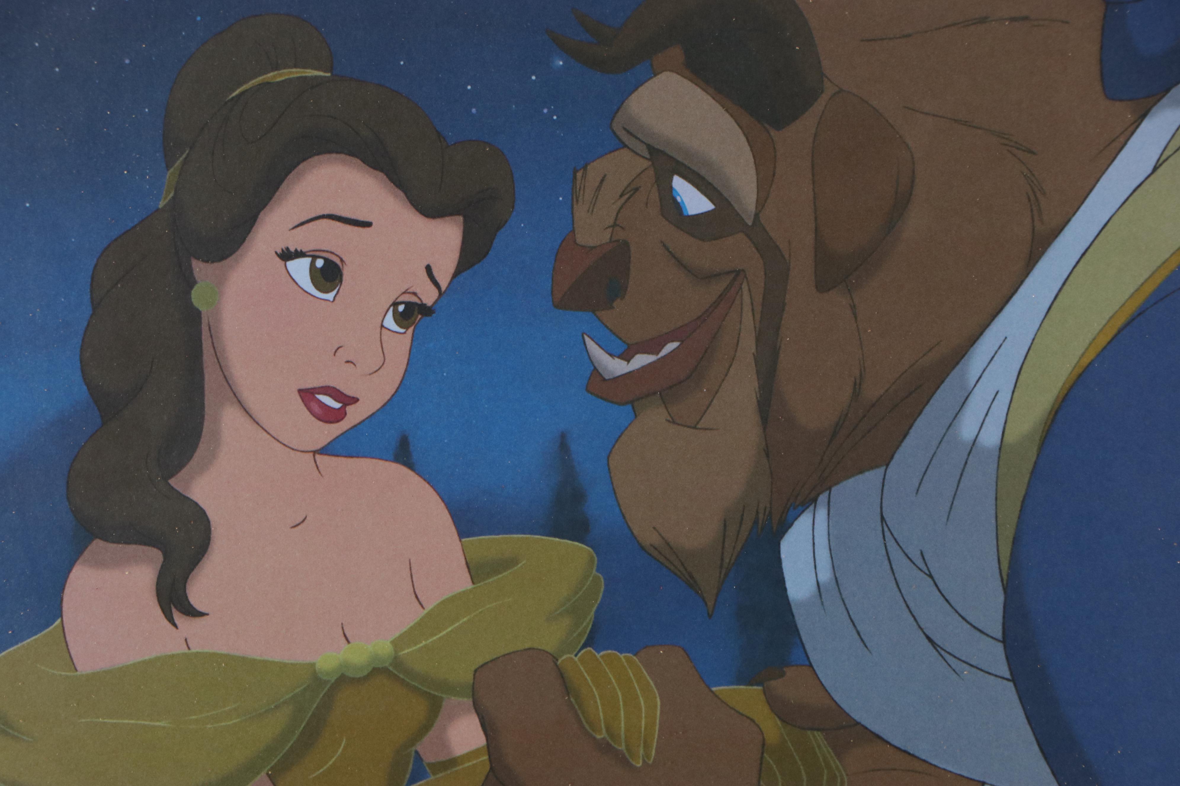 Walt Disney "Beauty and The Beast" Offset Lithographs