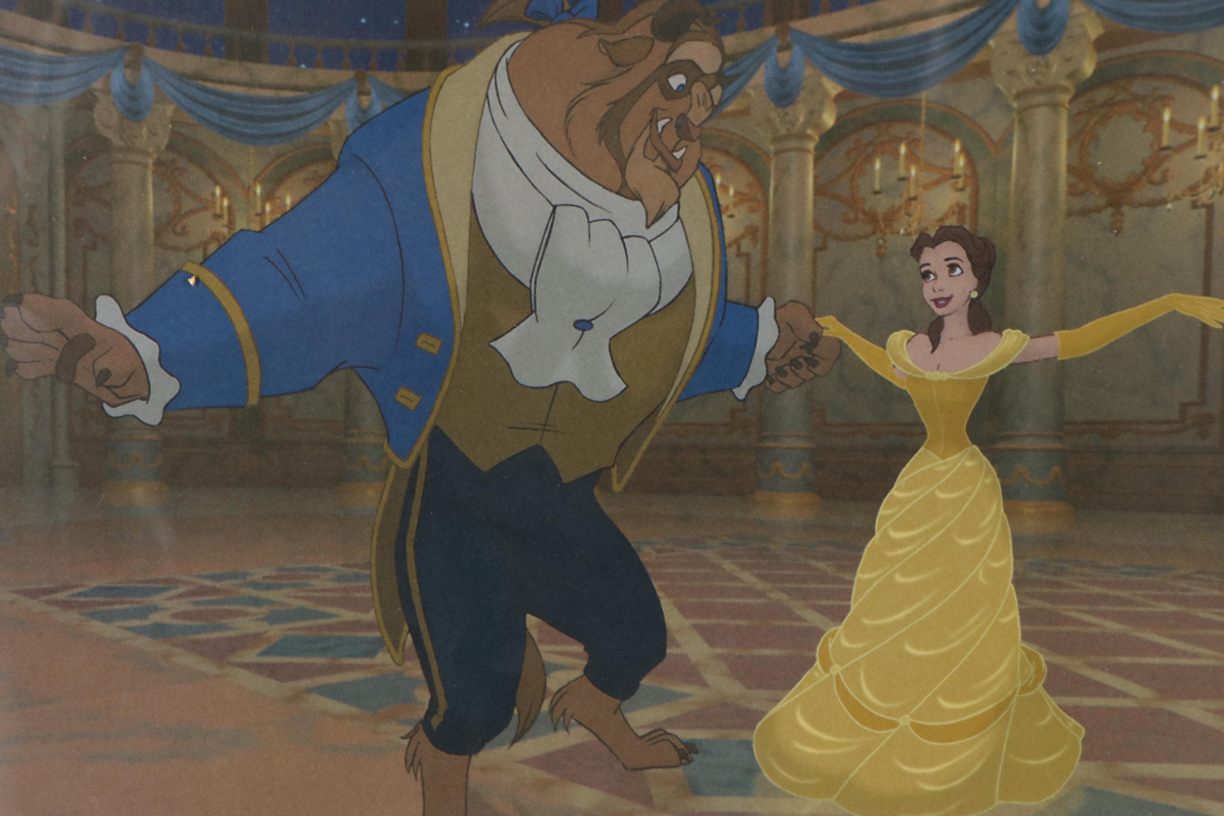 Walt Disney "Beauty and The Beast" Offset Lithographs