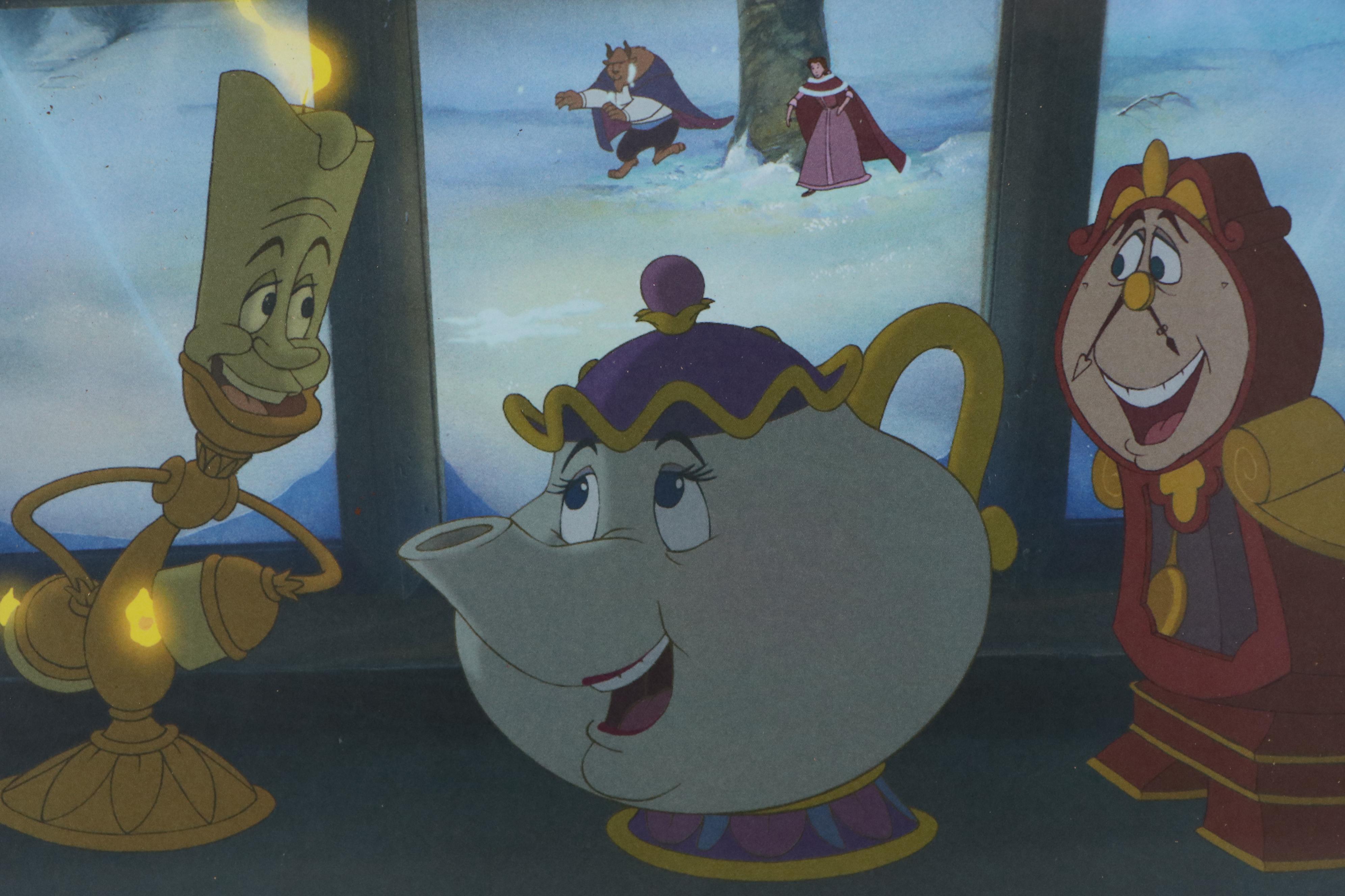 Walt Disney "Beauty and The Beast" Offset Lithographs