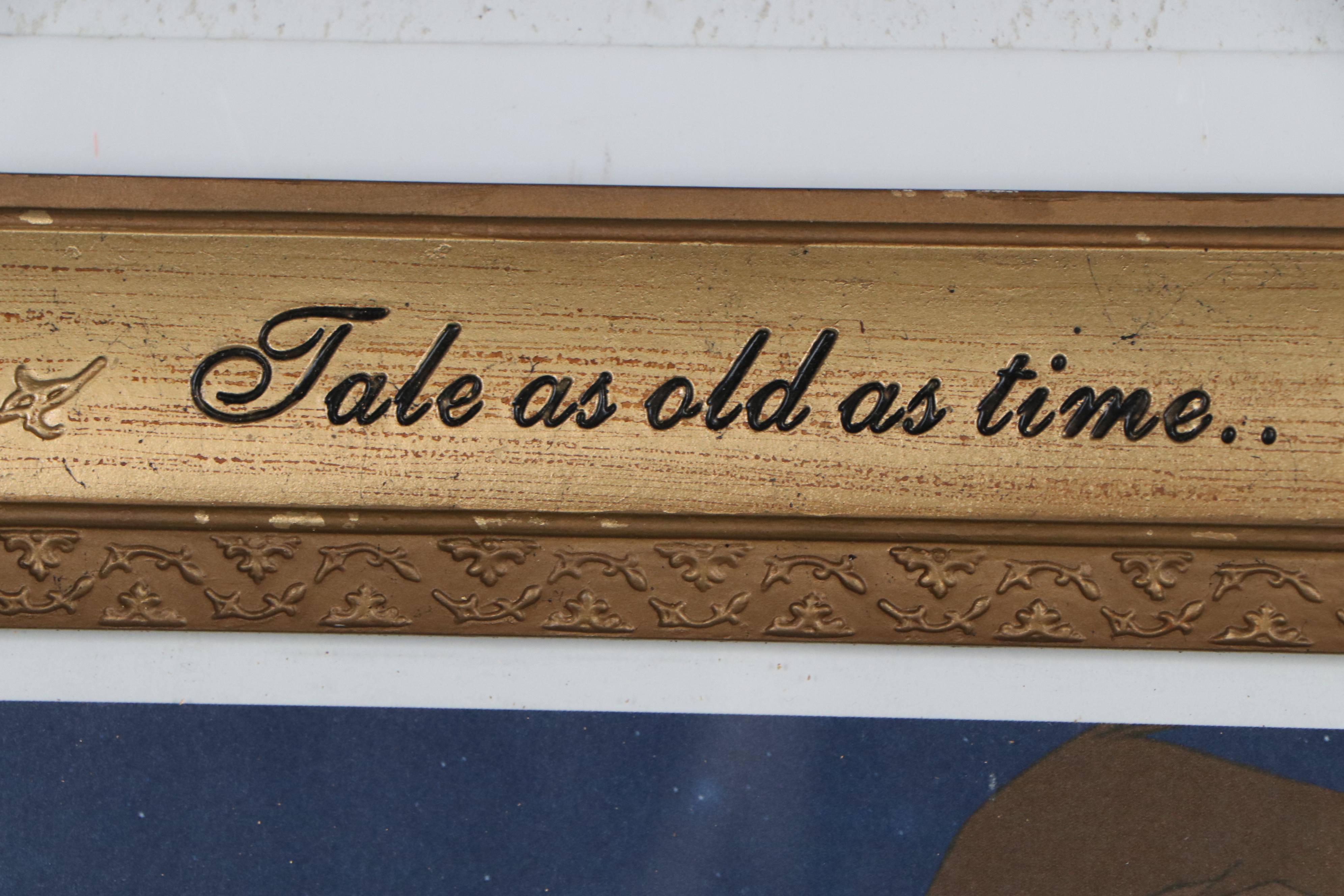 Walt Disney "Beauty and The Beast" Offset Lithographs