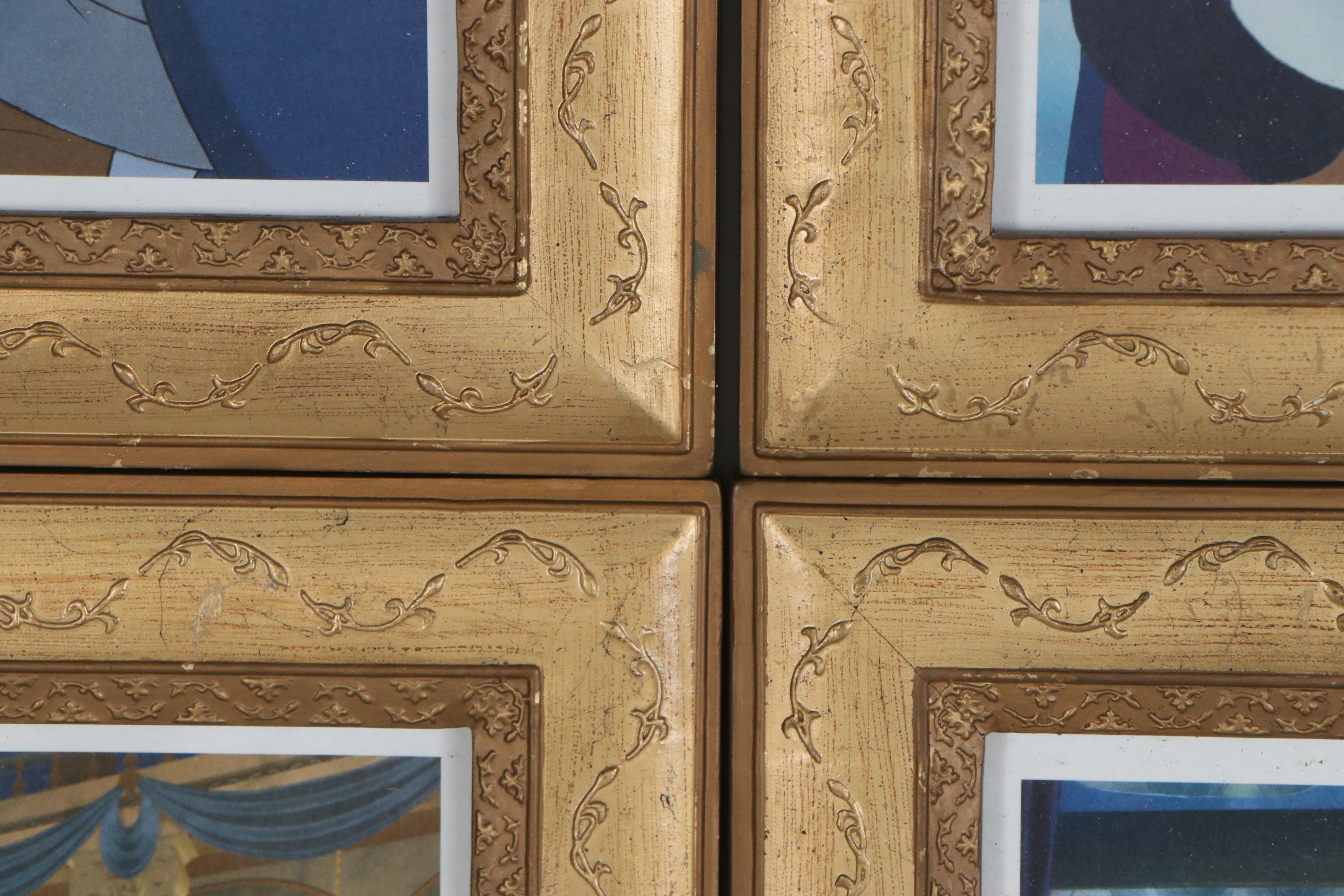 Walt Disney "Beauty and The Beast" Offset Lithographs