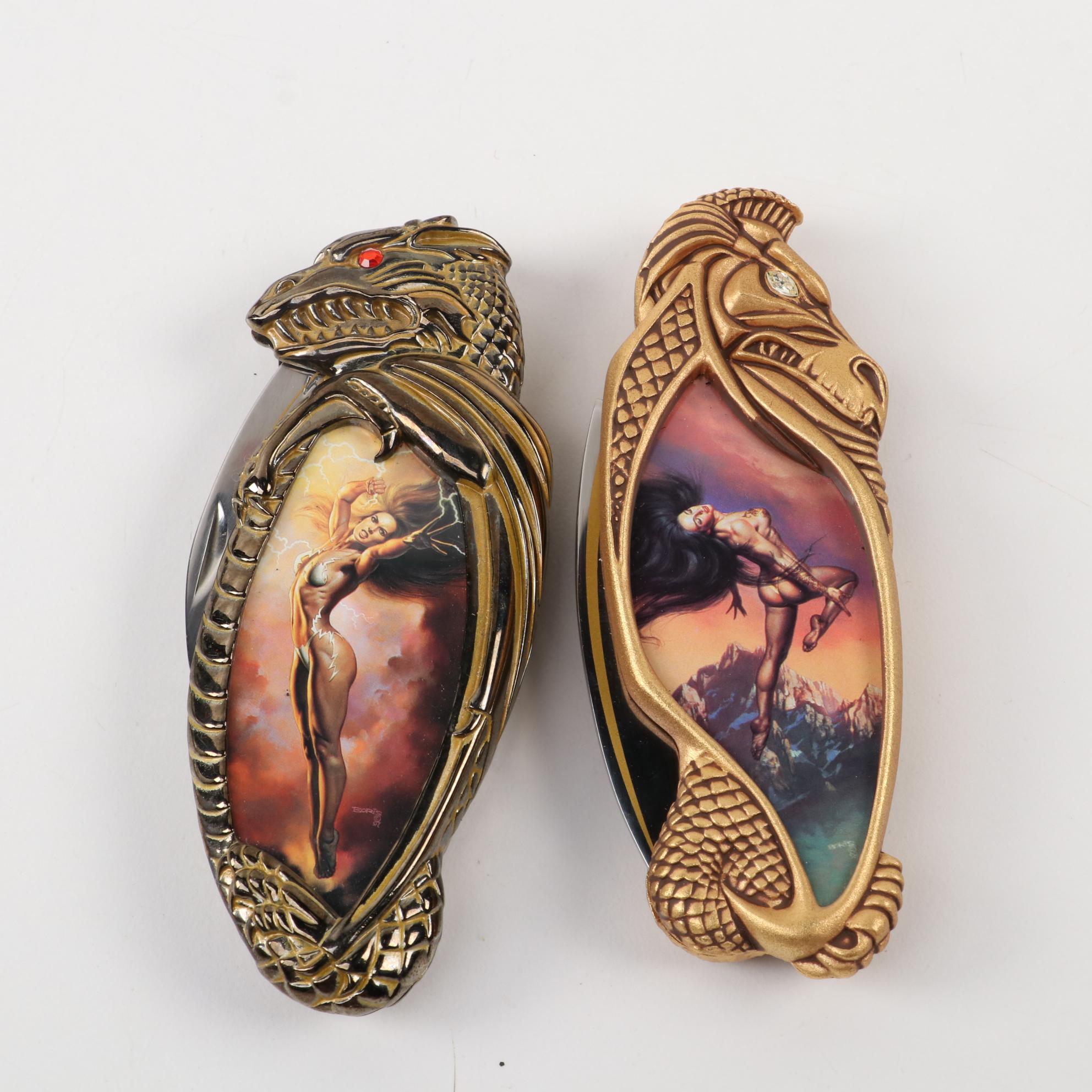Knightstone Collections Fantasy Collectors Knives, Artwork by Boris Vallejo