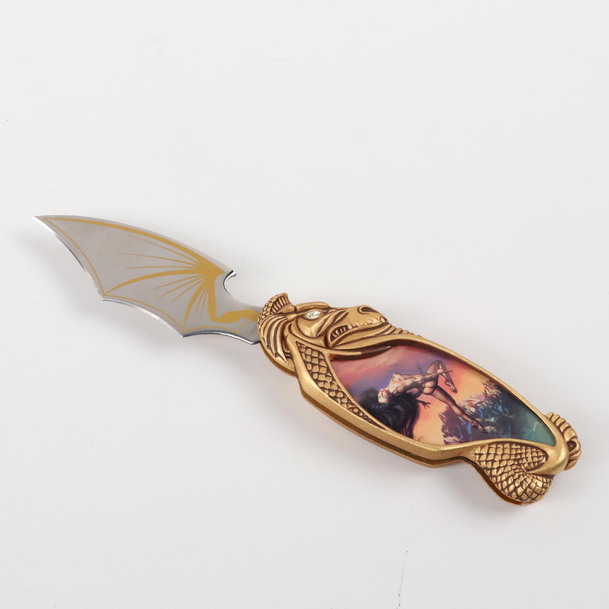 Knightstone Collections Fantasy Collectors Knives, Artwork by Boris Vallejo