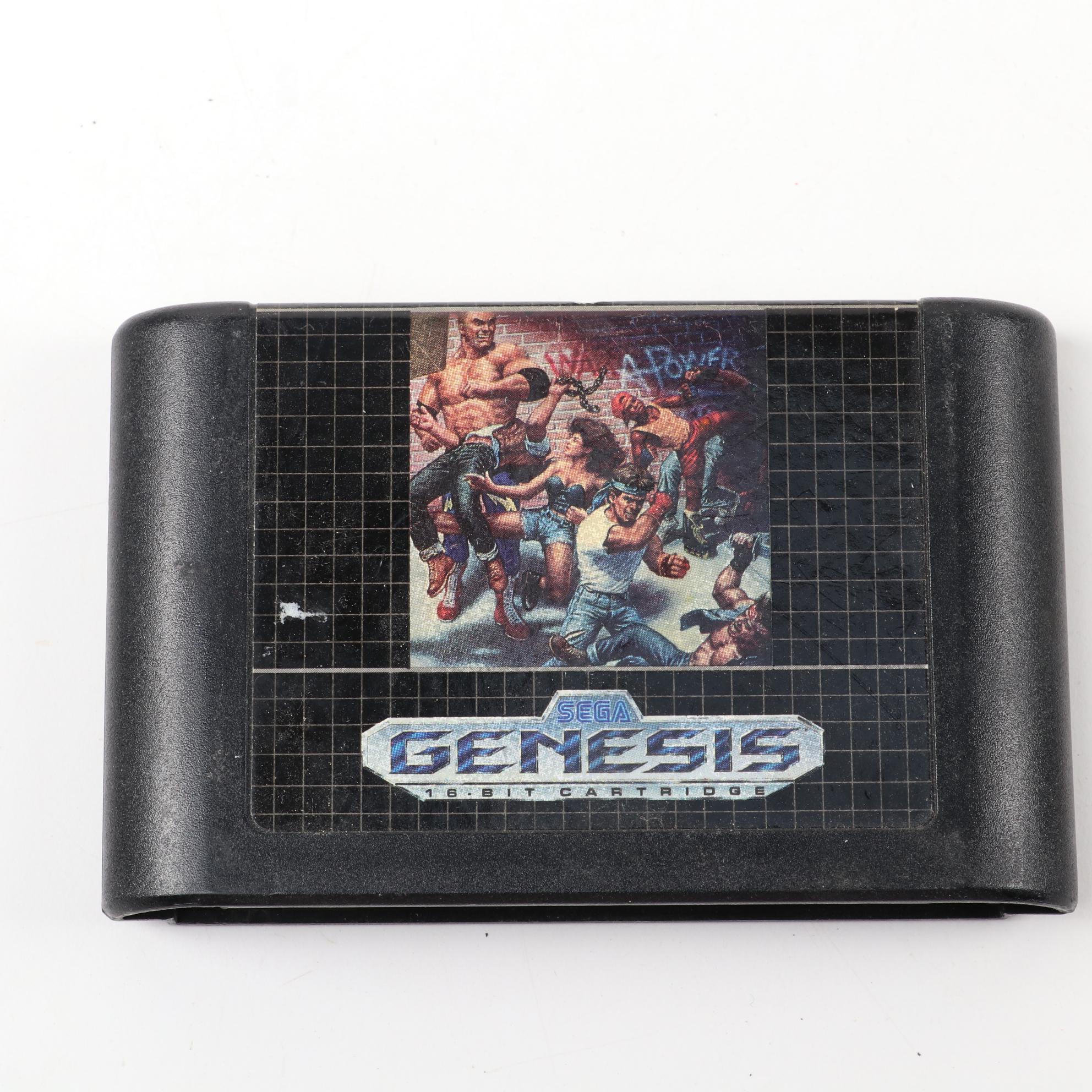 Sega Genesis and 32X Game Cartridges and Controller Collection